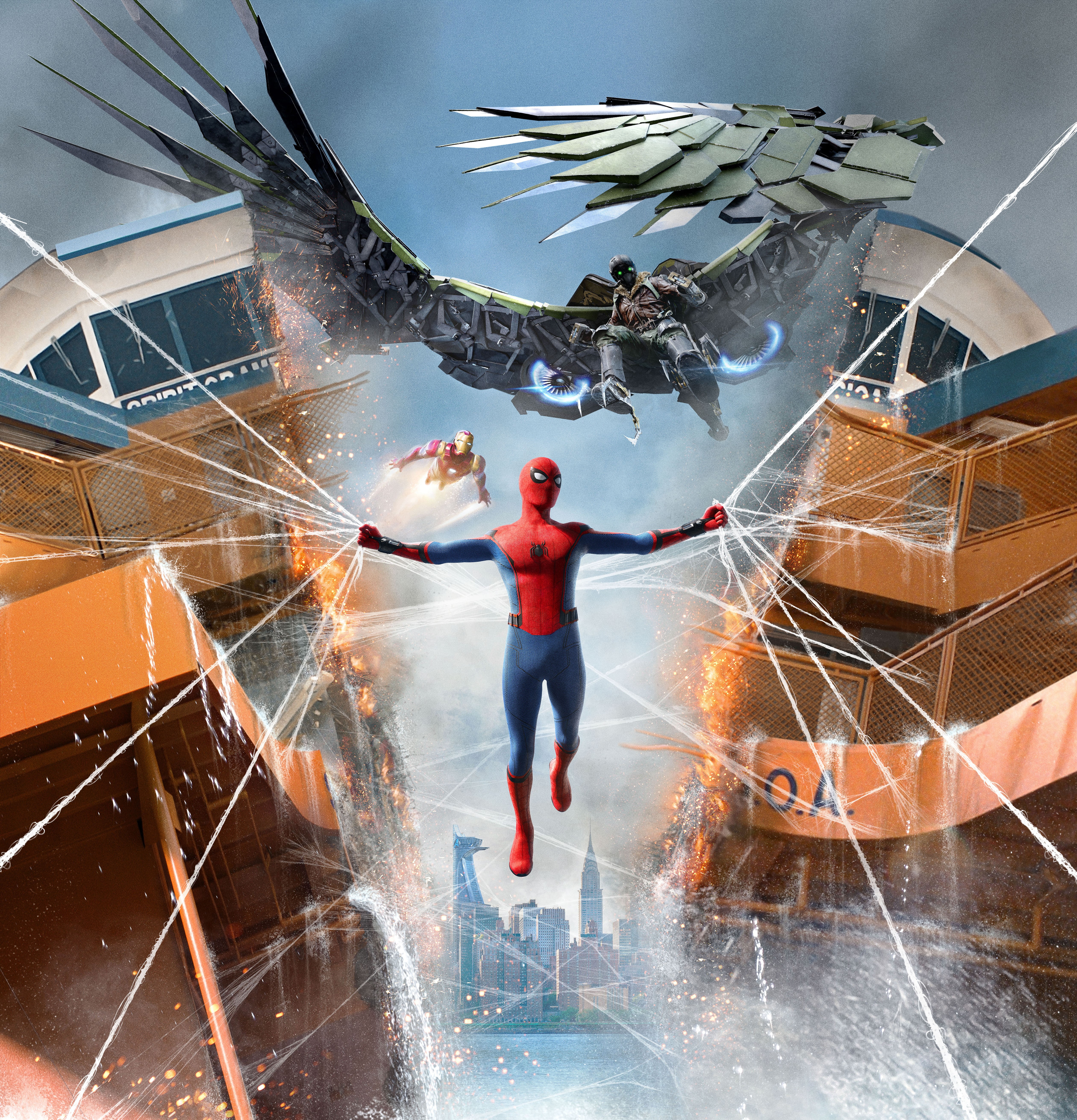 5K, Spider-Man: Homecoming, 4K, 2017, Phone HD Wallpaper
