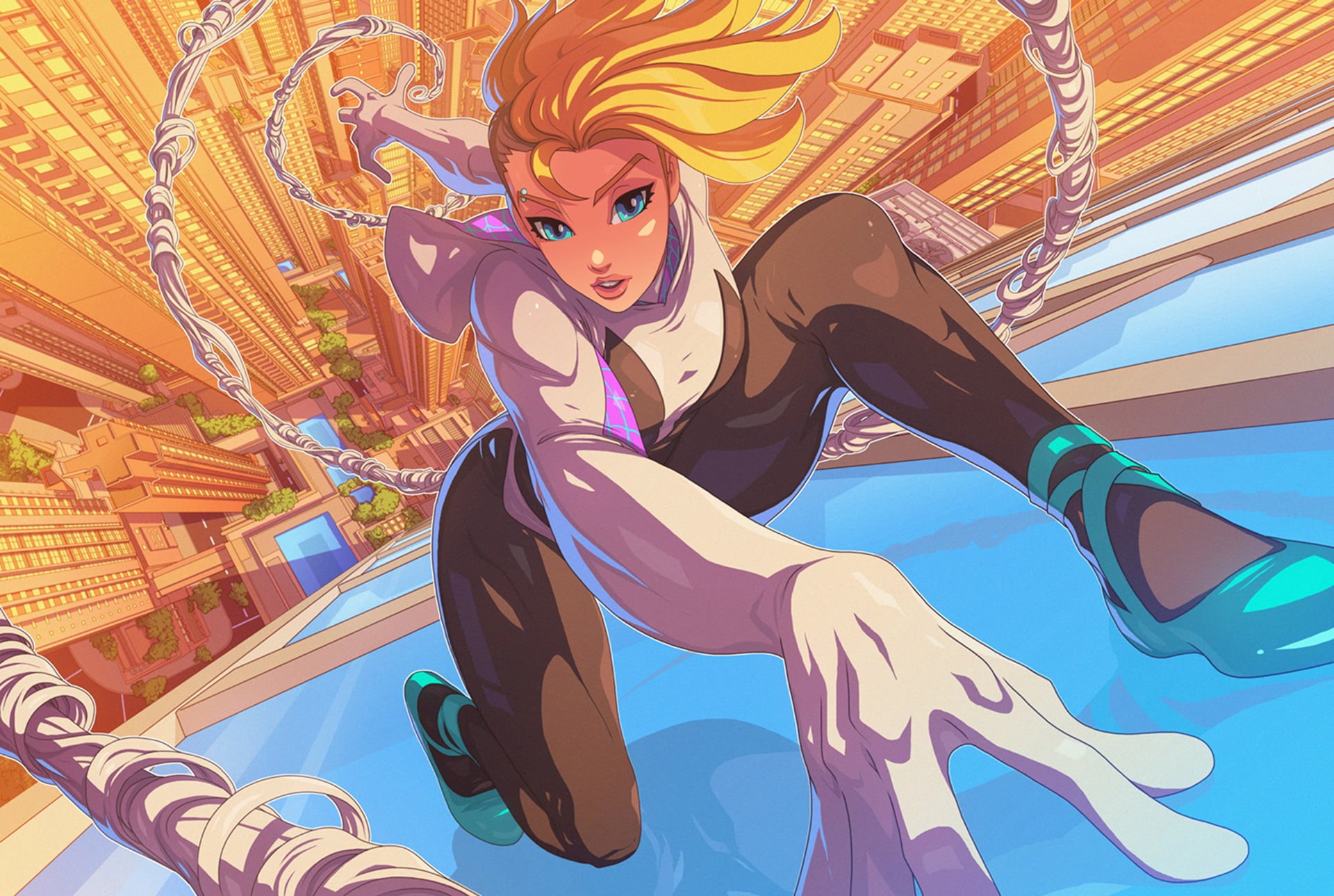 Spider-Man: Into The Spider-Verse, Gwen Stacy, 1080P, Movie, HD Wallpaper