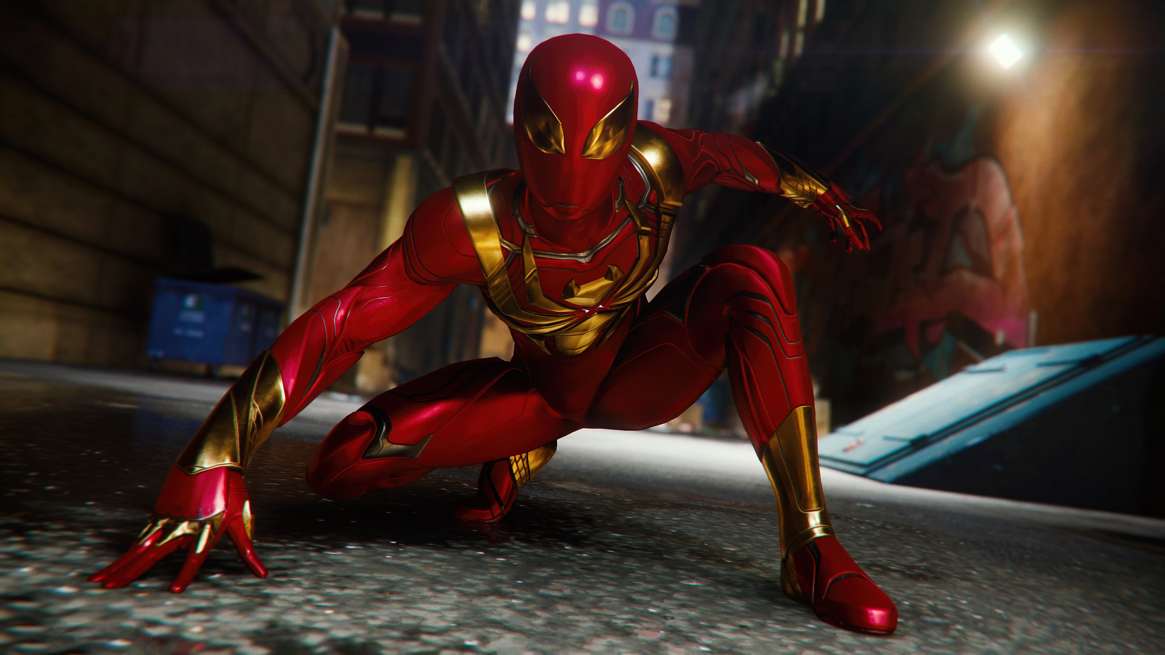 Spider-Man, 4K, Iron Spider, Spider-Man (PS4), HD Wallpaper