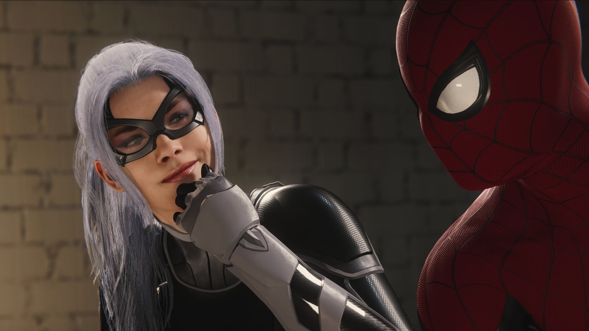 Spider-Man (PS4), Spider-Man, Black Cat (Marvel Comics), 1080P, HD Wallpaper