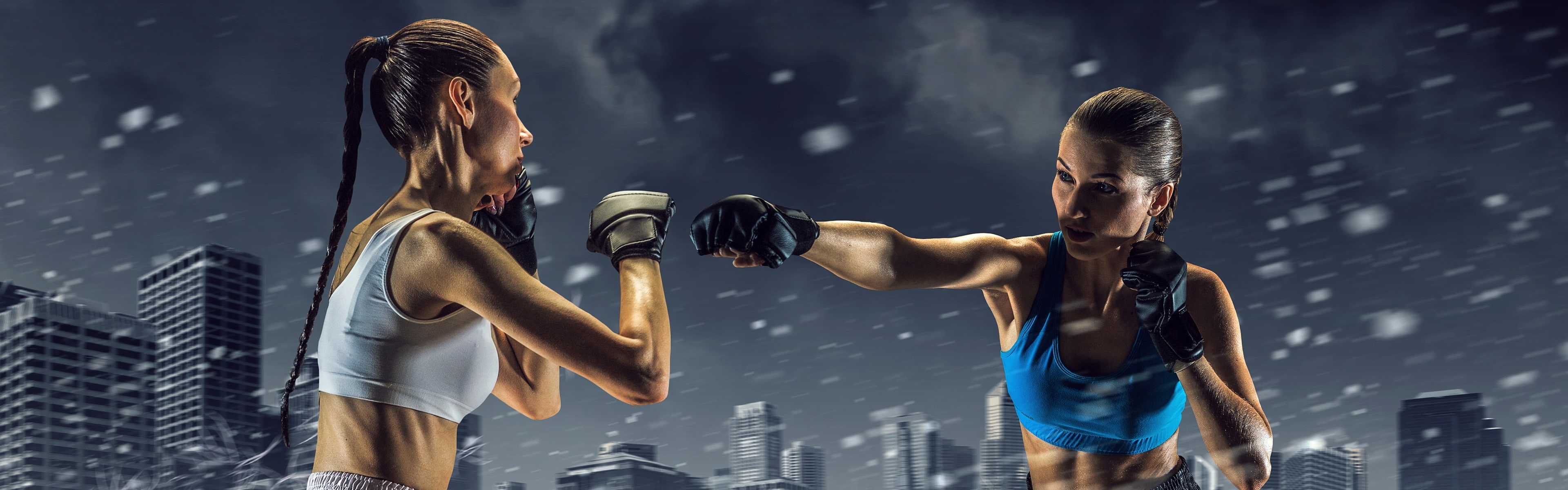poster, Boxing, Sports, woman, Fight, Athletes, Girls, 4K, two, HD Wallpaper