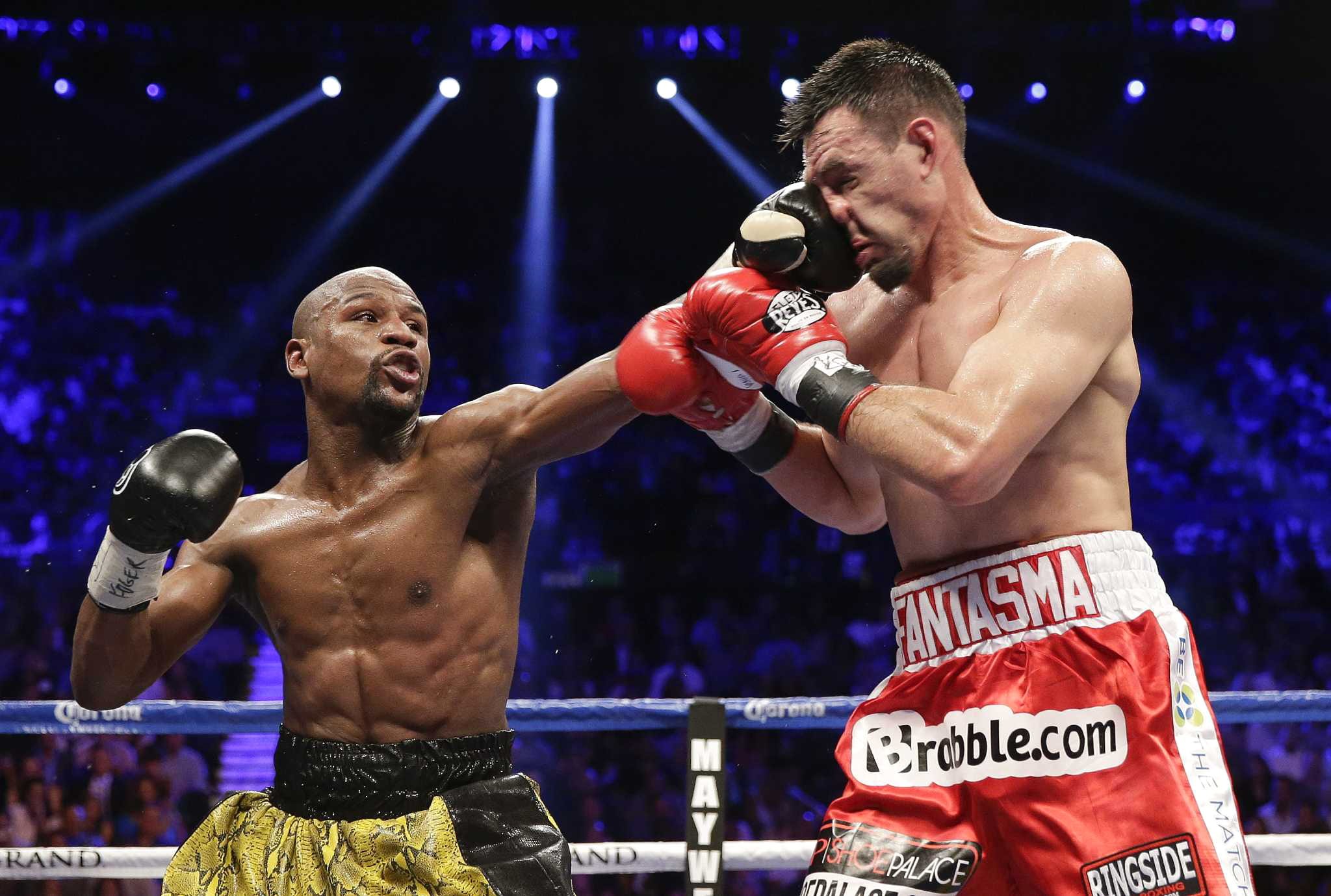 the ring, robert guerrero, gloves, floyd mayweather, 1080P, battle, Boxing, HD Wallpaper