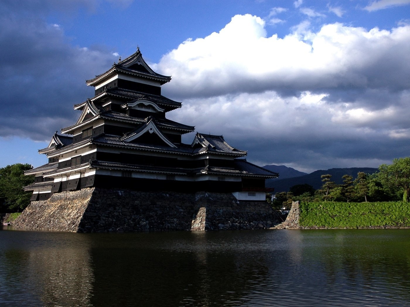 Asian architecture, Japan, castle, fort, 720P, Matsumoto Castle, HD Wallpaper