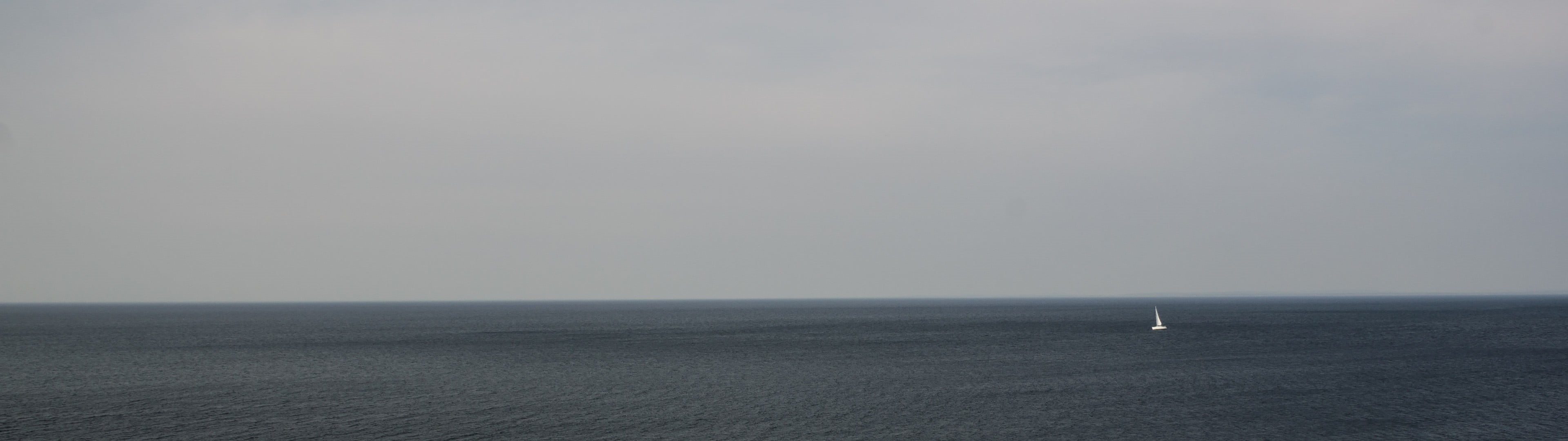 sky, tranquility, beauty in nature, gray, multiple display, horizon, urban skyline, table, beach, nature, land, outdoors, day, sea, no people, tranquil scene, HD Wallpaper