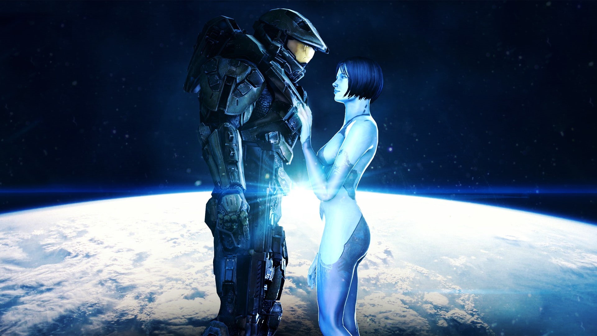 1080P, Cortana, Halo, Master Chief, HD Wallpaper