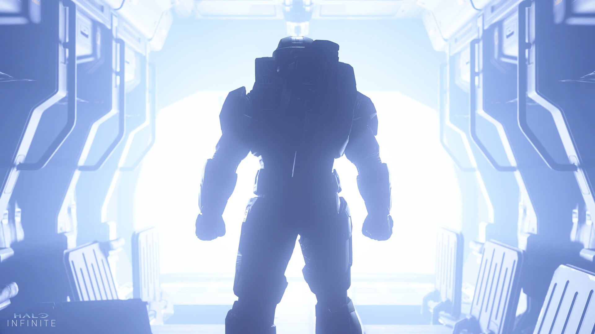 Halo Infinite, 1080P, silhouette, HD Wallpaper