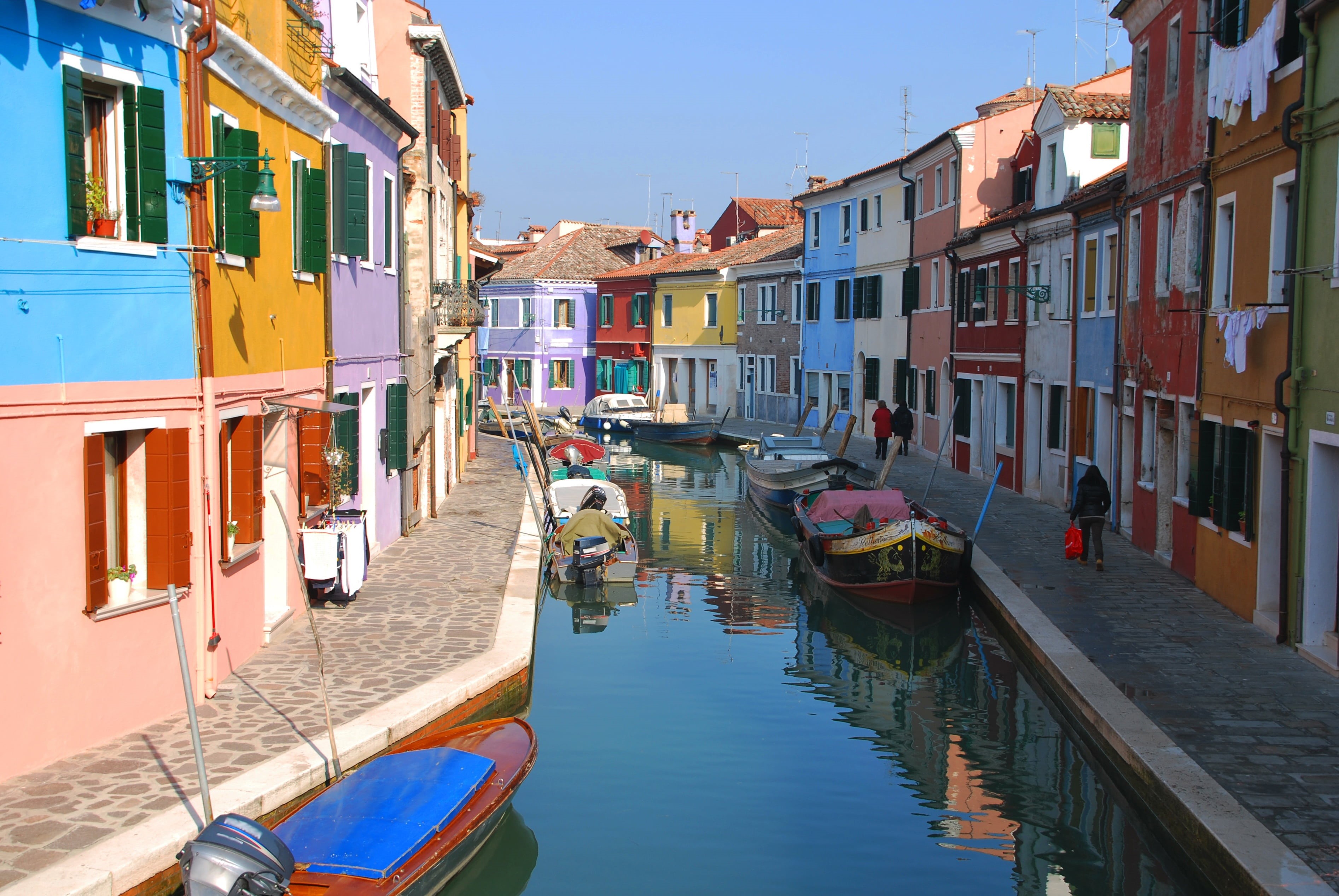 residential district, onb, traditional, view, destination, bridge, tourism, old, cityscape, nautical vessel, european, panoramic, street, multi colored, HD Wallpaper