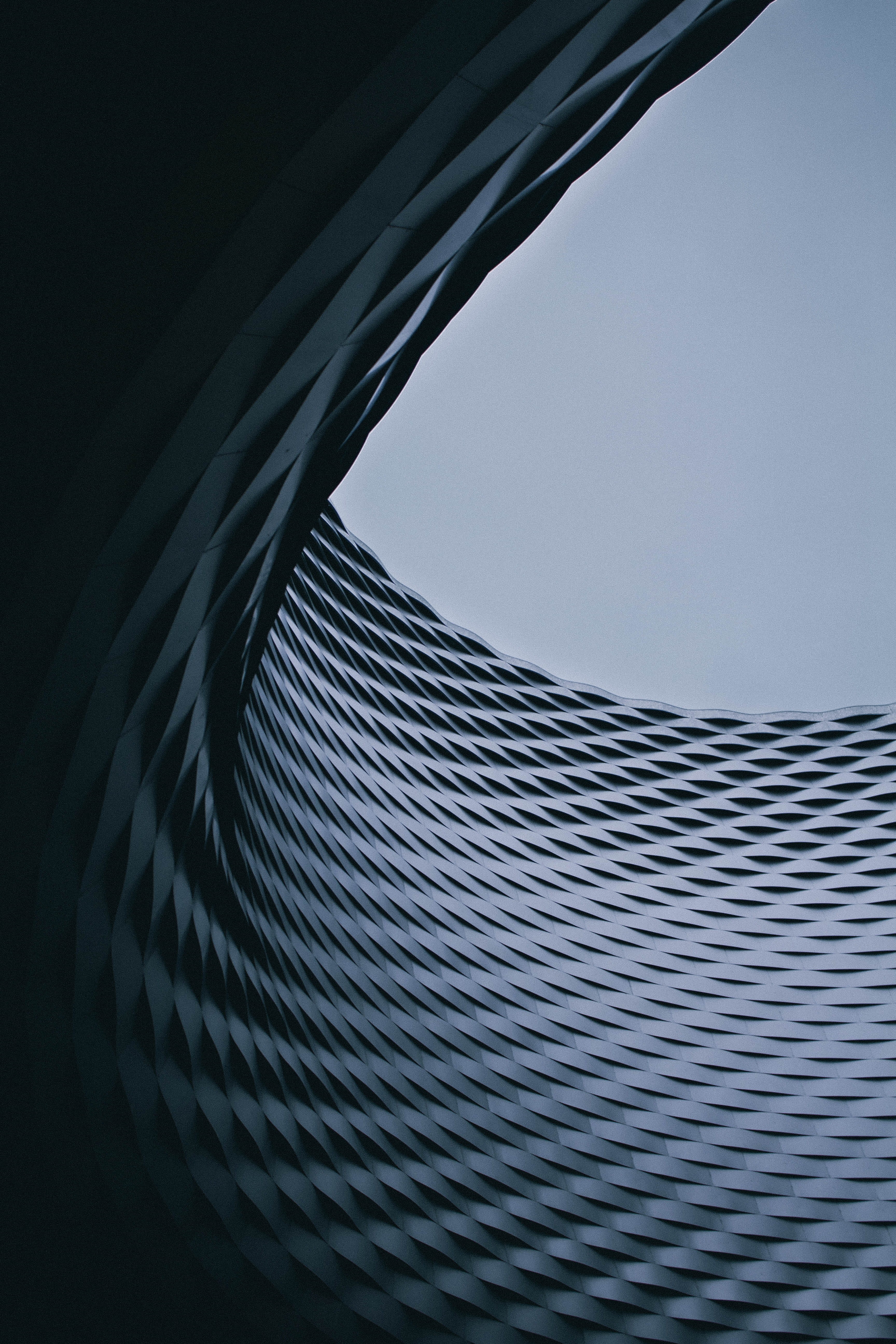 hd backgrounds, directly below, 5K, building, low angle view, switzerland, bird, black, metal, tumblr backgrounds, textile, white, stripe, city, architecture, Phone HD Wallpaper