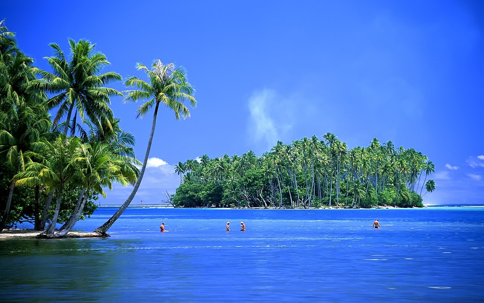 beautiful, tropical, landscape, 1080P, island, beach, ocean, sea, water, HD Wallpaper