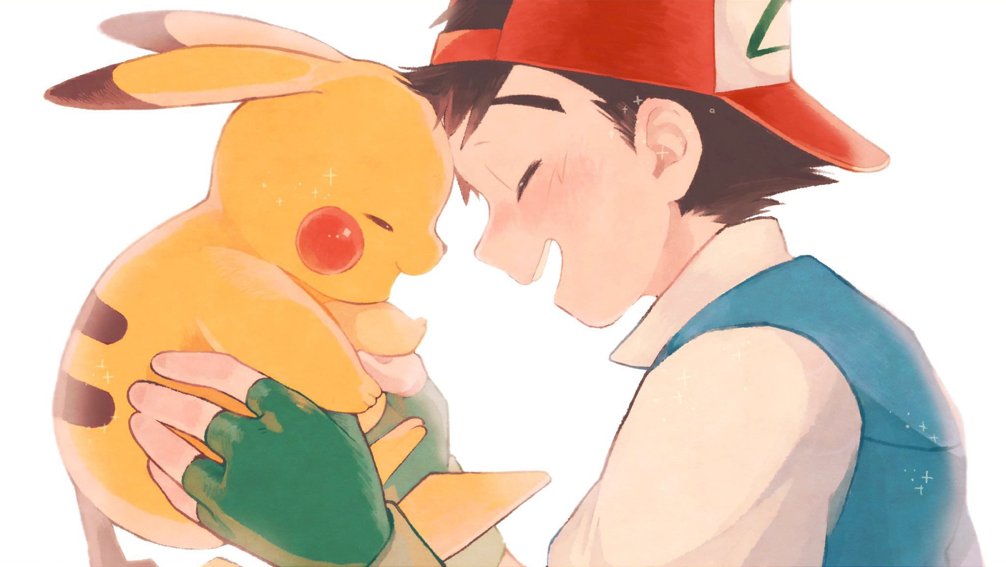 1080P, Pokémon, Ash Ketchum, Pikachu, HD Wallpaper