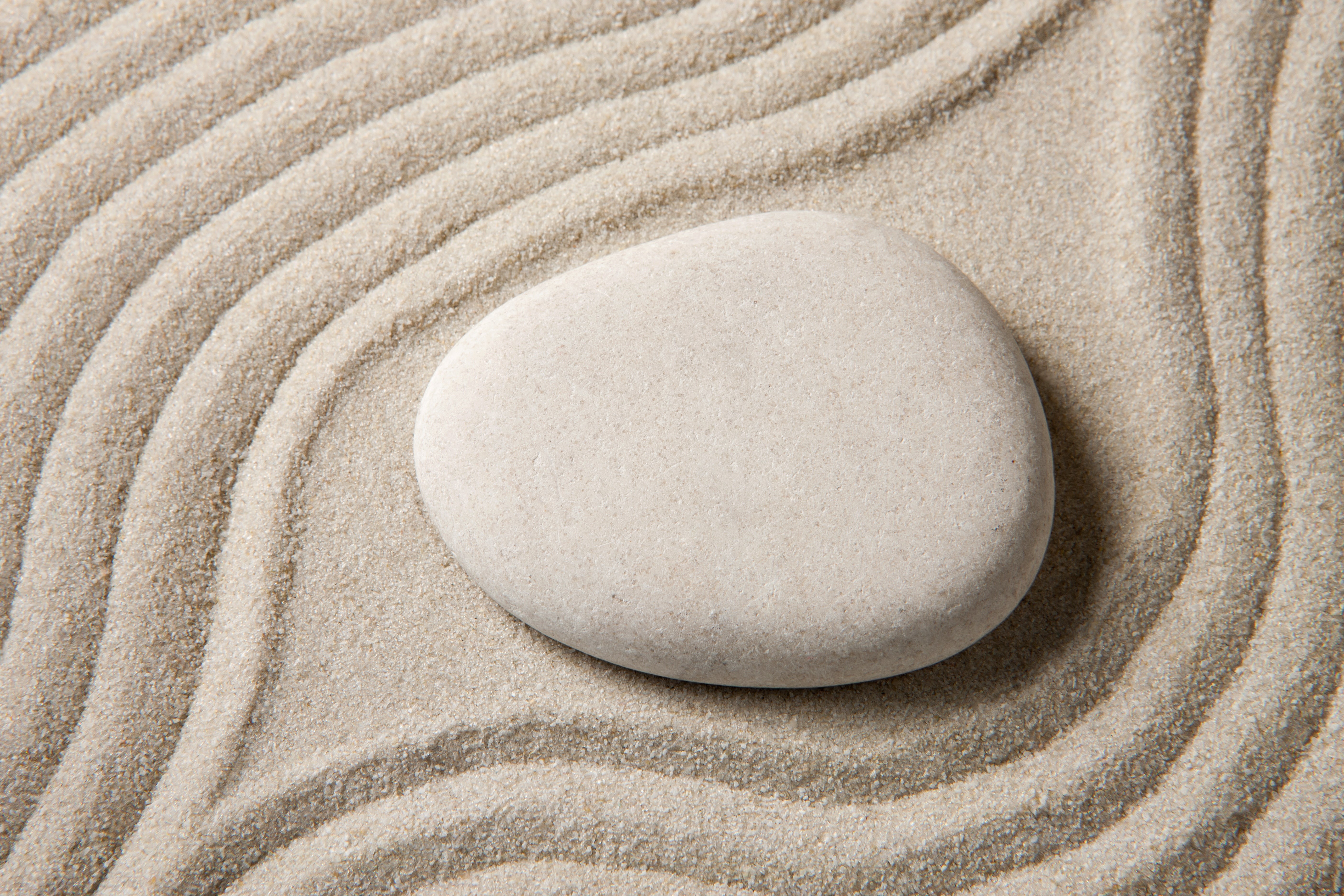 zen, stones, sand, 5K, stone, HD Wallpaper