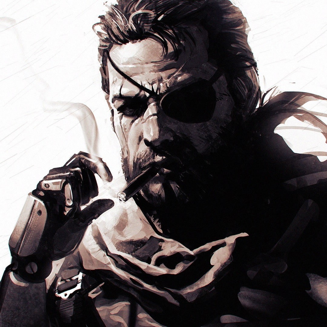 Metal Gear Solid V: The Phantom Pain, 480P, Ilya Kuvshinov, Venom Snake, Phone HD Wallpaper