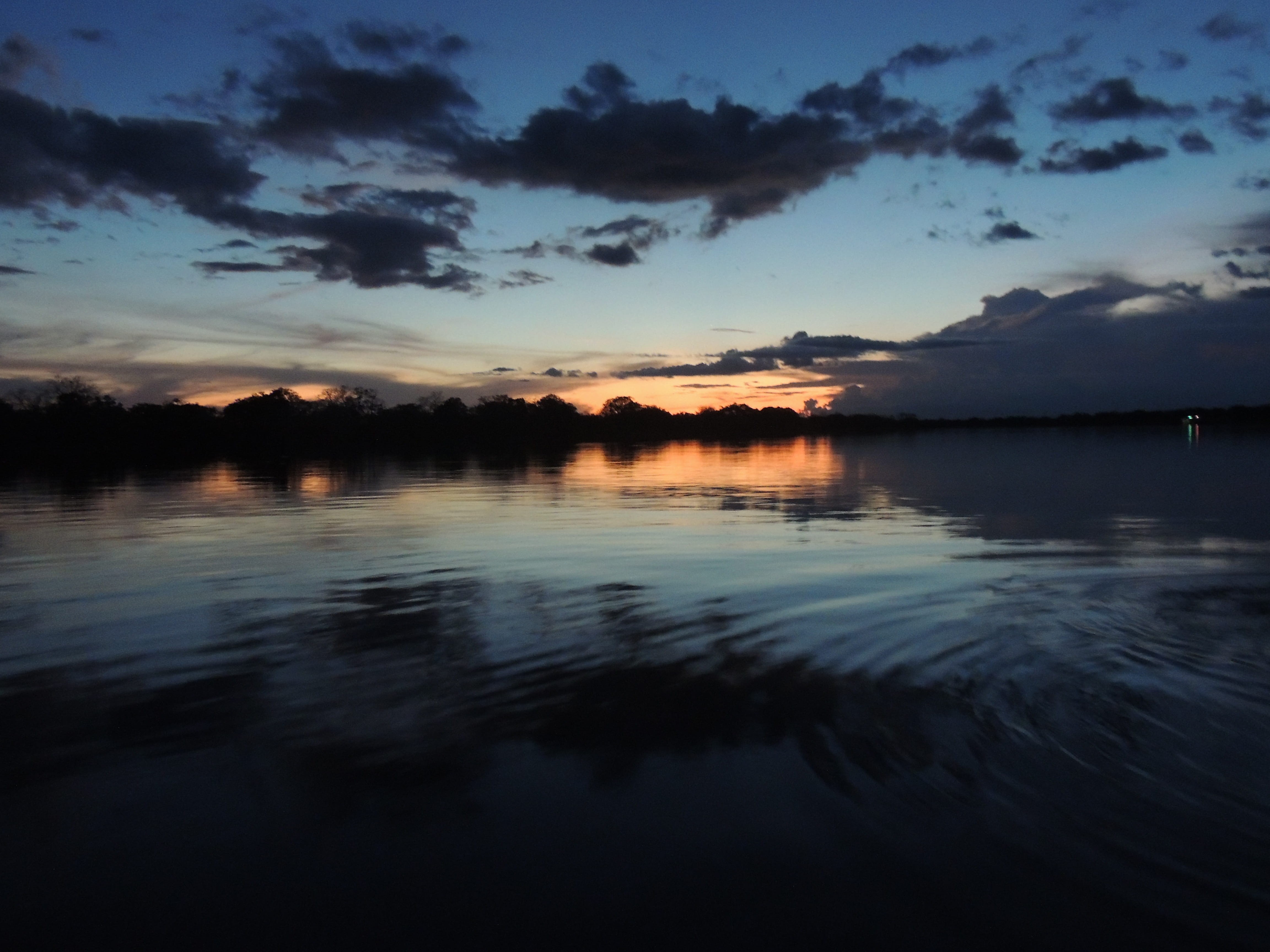 waterfront, dusk, Brazil, rippling, scenics - nature, tranquil scene, wild, amazonia, Sunset, nature, body, sky, America, cloud - sky, beauty in nature, HD Wallpaper