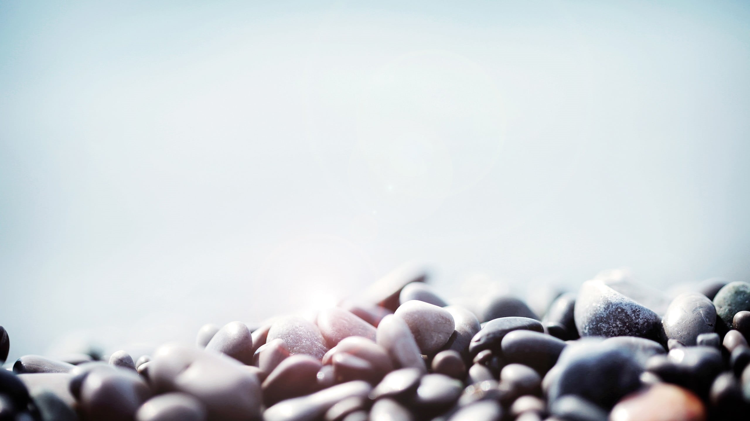 food, indoors, backgrounds, nature, choice, simple background, bean, studio shot, pile, blue, copy Space, stones, abundance, clean, selective focus, healthy eating, HD Wallpaper