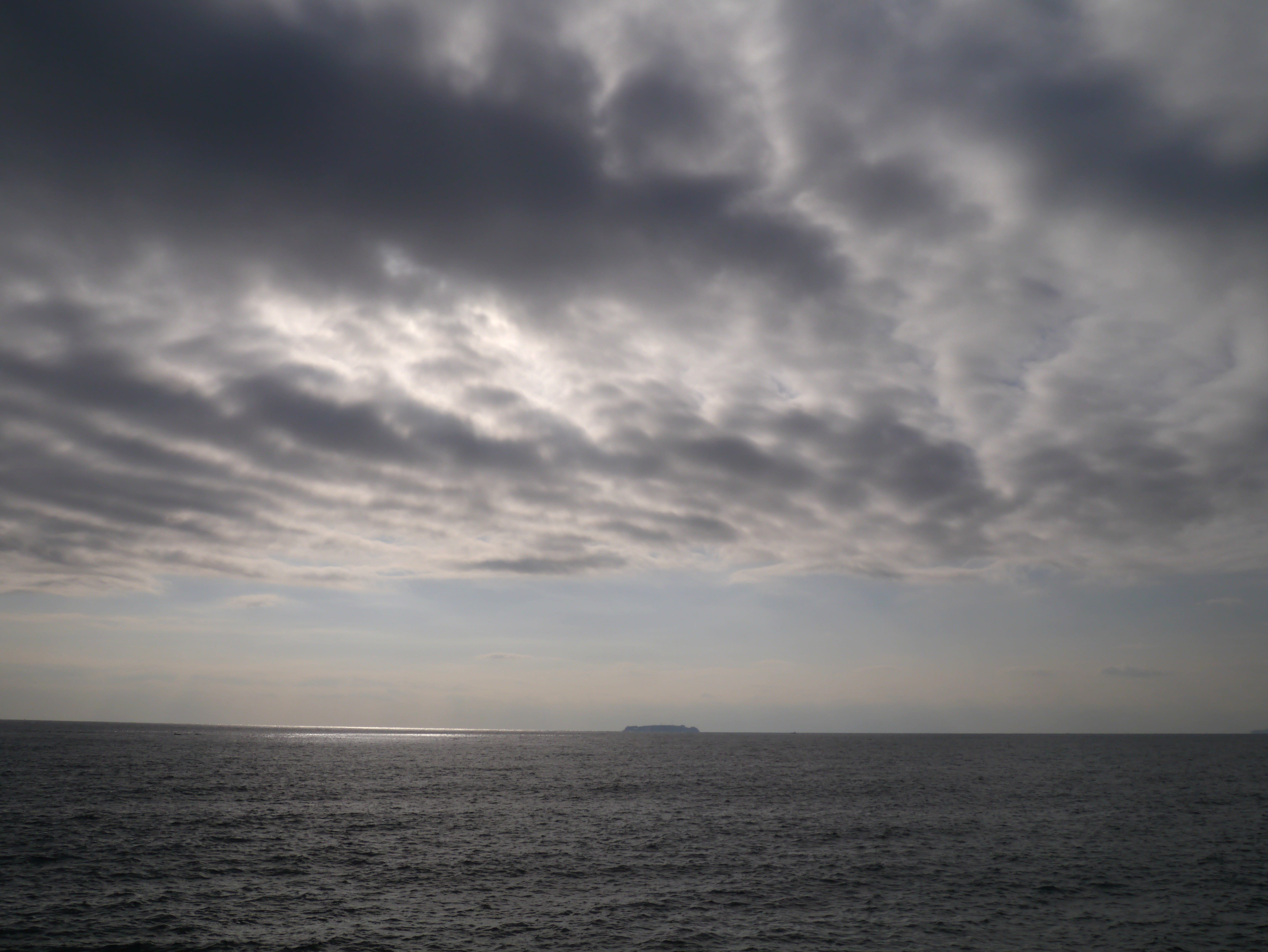 nature, black, darkness, blue, shizuoka prefecture, weather, reflection, dramatic sky, moody Sky, izu, peninsula, tranquil scene, horizon Over Water, scenics - nature, HD Wallpaper
