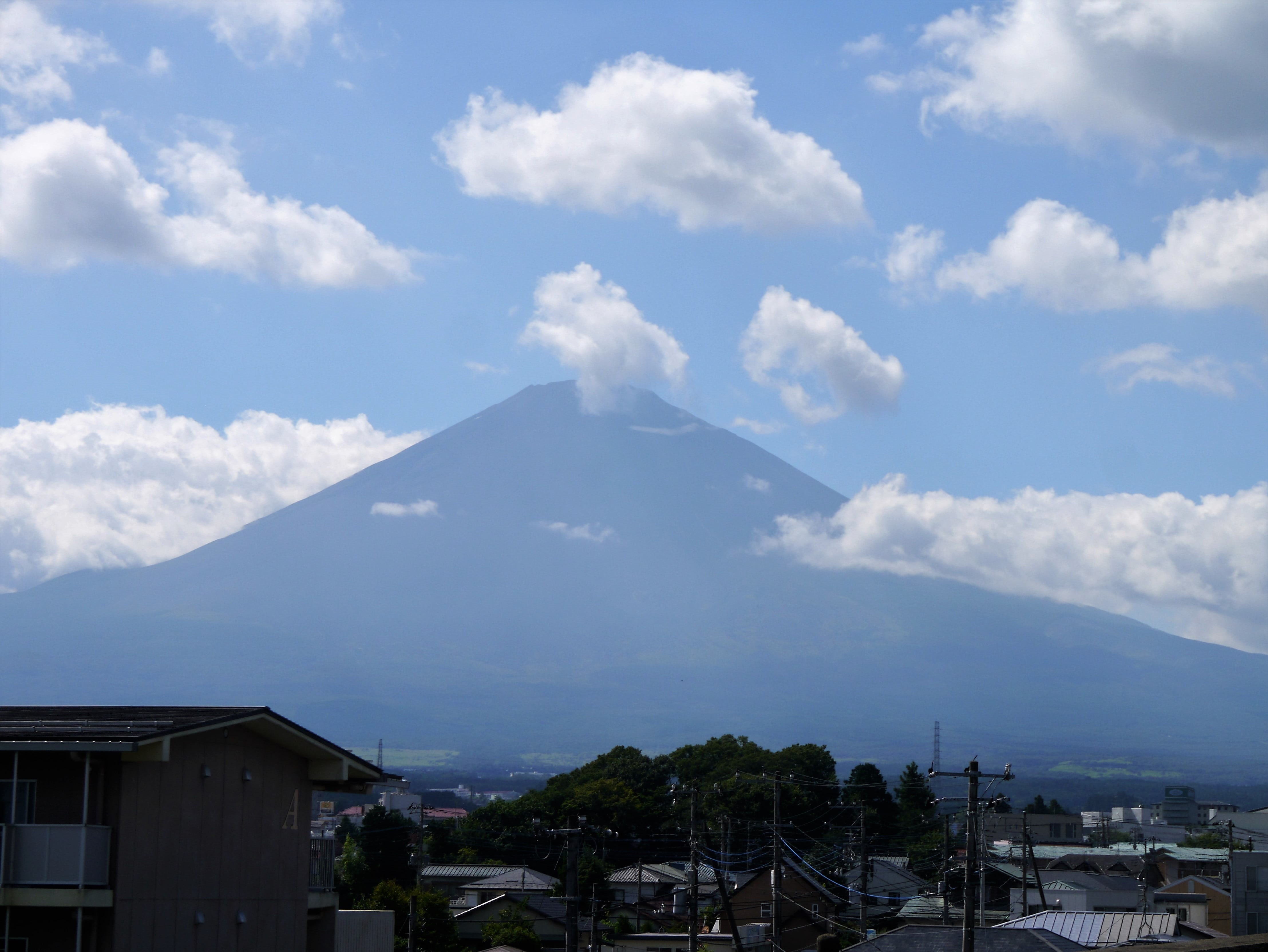 city, nature, mountain range, architecture, building, outdoors, day, travel destinations, volcano, cloud, 246 route, beauty in nature, shizuoka prefecture, HD Wallpaper