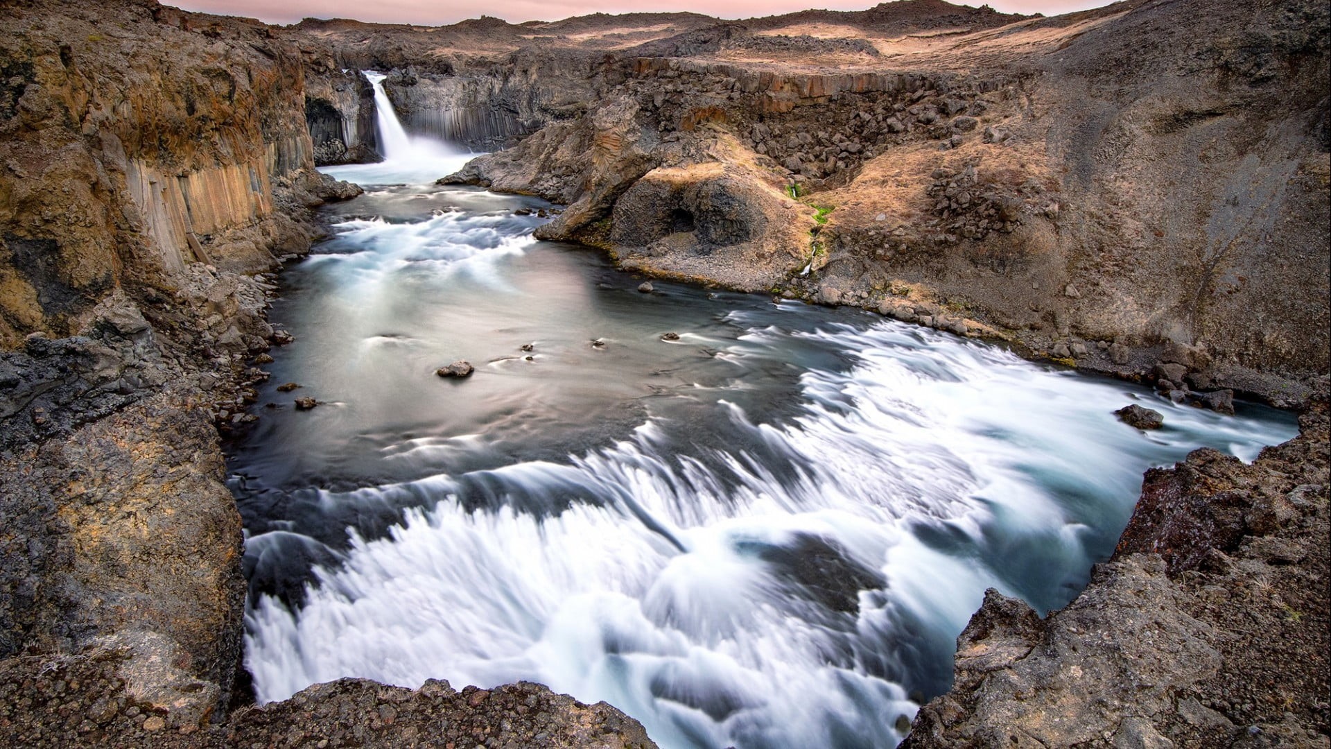 beauty in nature, long exposure, motion, solid, nature, scenics - nature, bird, rock, water, stones, animals in the wild, river, mountain, land, day, 1080P, HD Wallpaper
