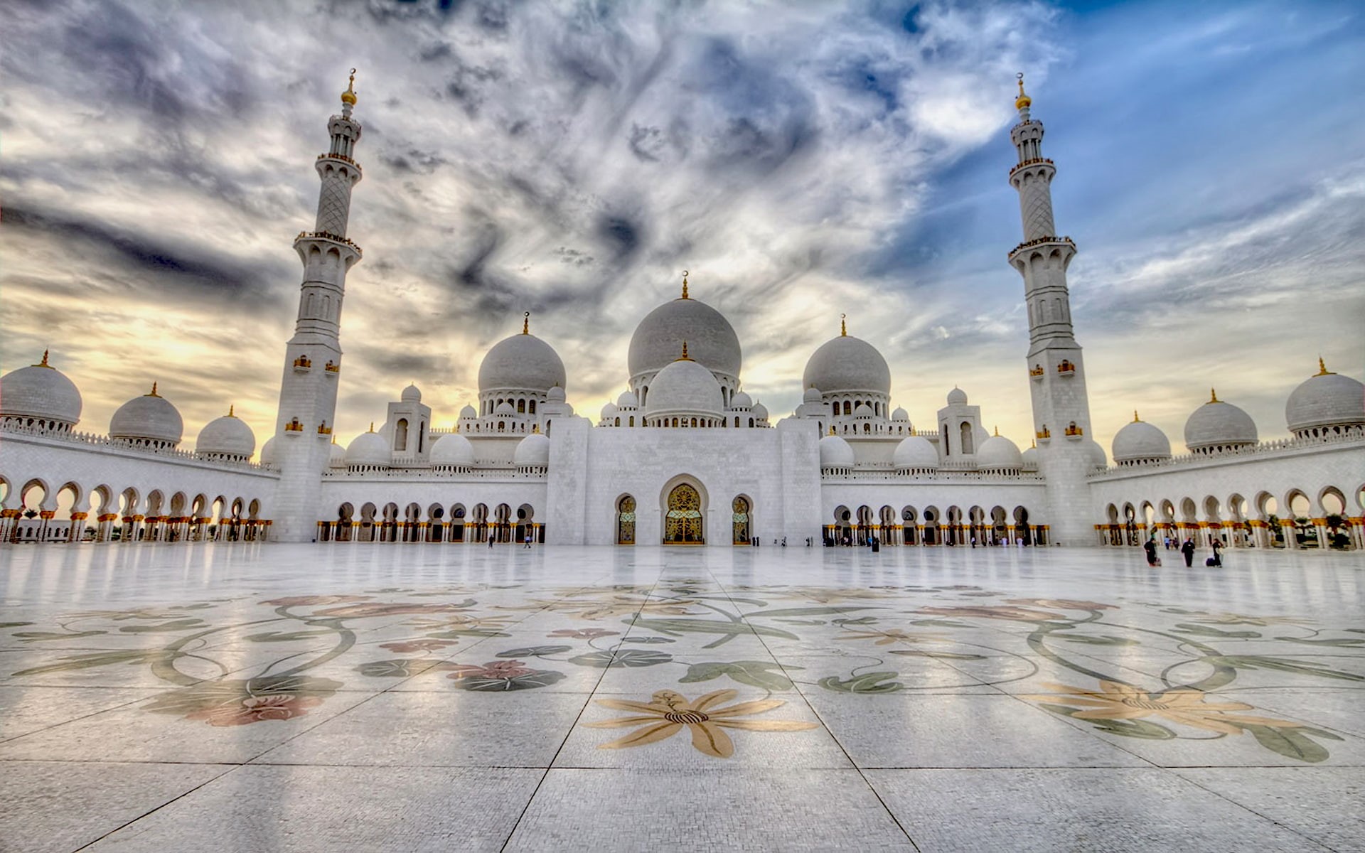 uae, hd, 1080P, zayed, mosque, desktop, beautiful, sheikh, abu, dhabi, view, HD Wallpaper