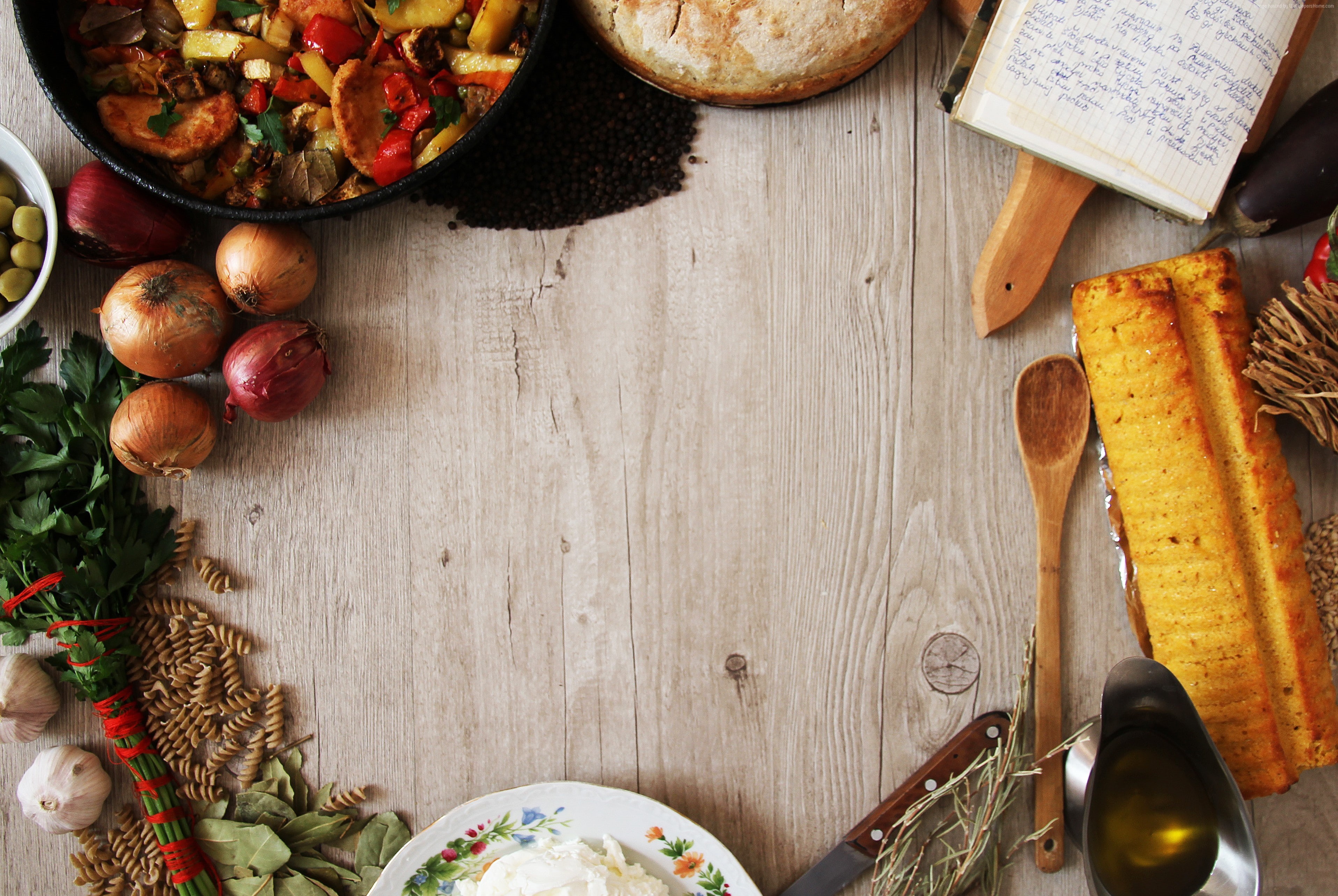 food, still life, vegetables, 2K, bread, HD Wallpaper