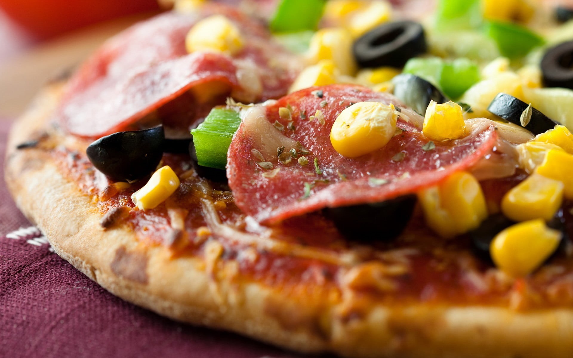 freshness, dinner, vegetable, lunch, healthy eating, snack, refreshment, tomato, pizza, meal, food, close-up, food and drink, fruit, cheese, indoors, 1080P, HD Wallpaper