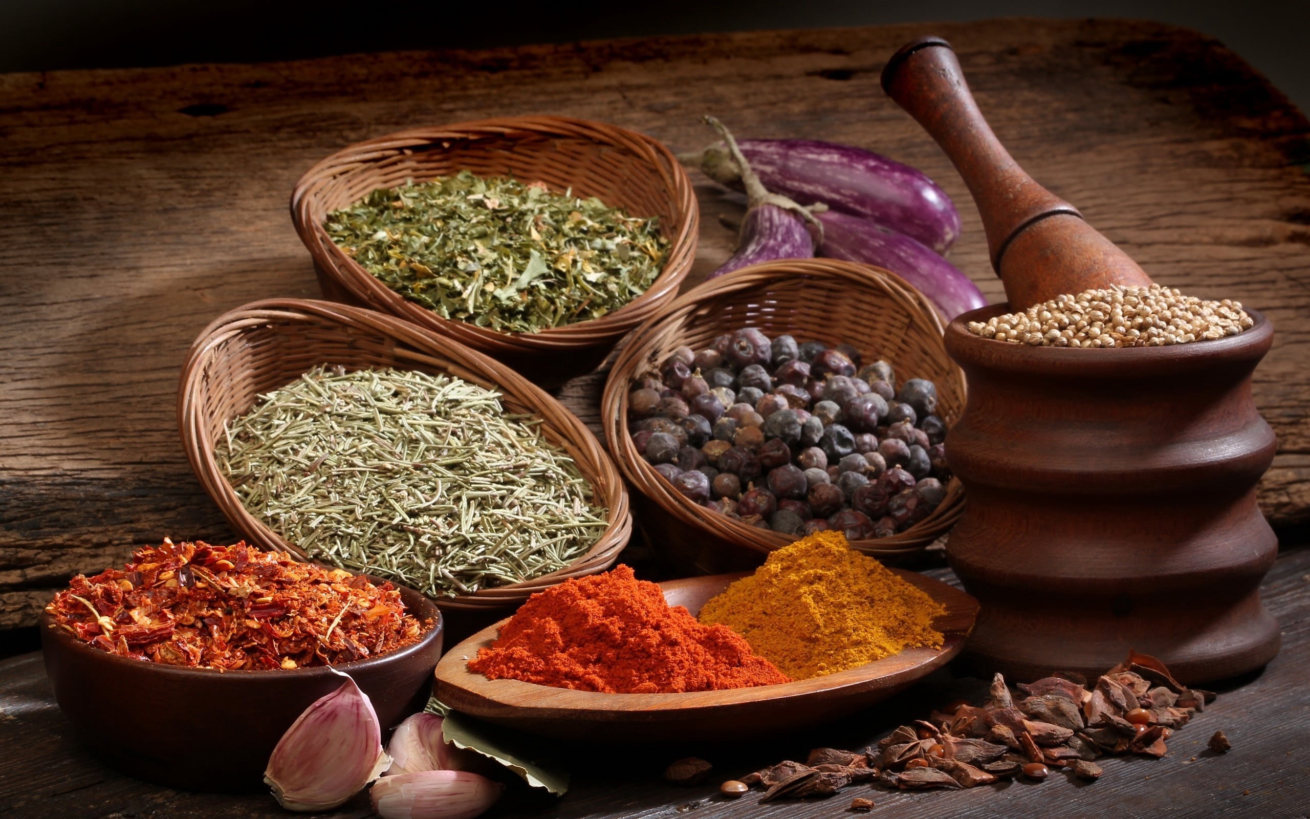 spice, chili Pepper, food, dried, choice, collection, spoon, dry, ingredient, lot, backgrounds, food and drink, large group of objects, organic, high angle view, HD Wallpaper