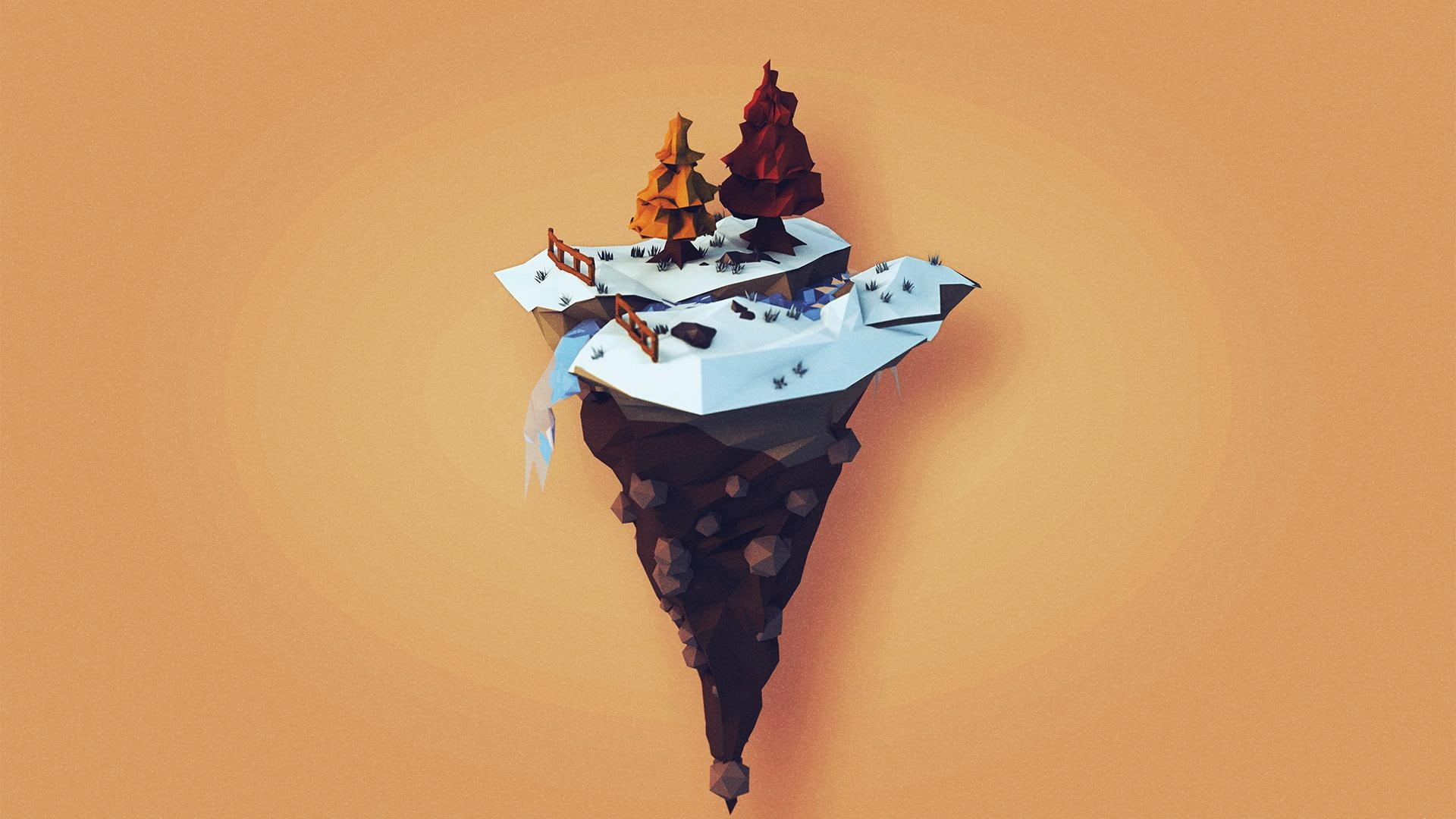 digital/artwork, hd, abstract, polygon, art, 1080P, HD Wallpaper