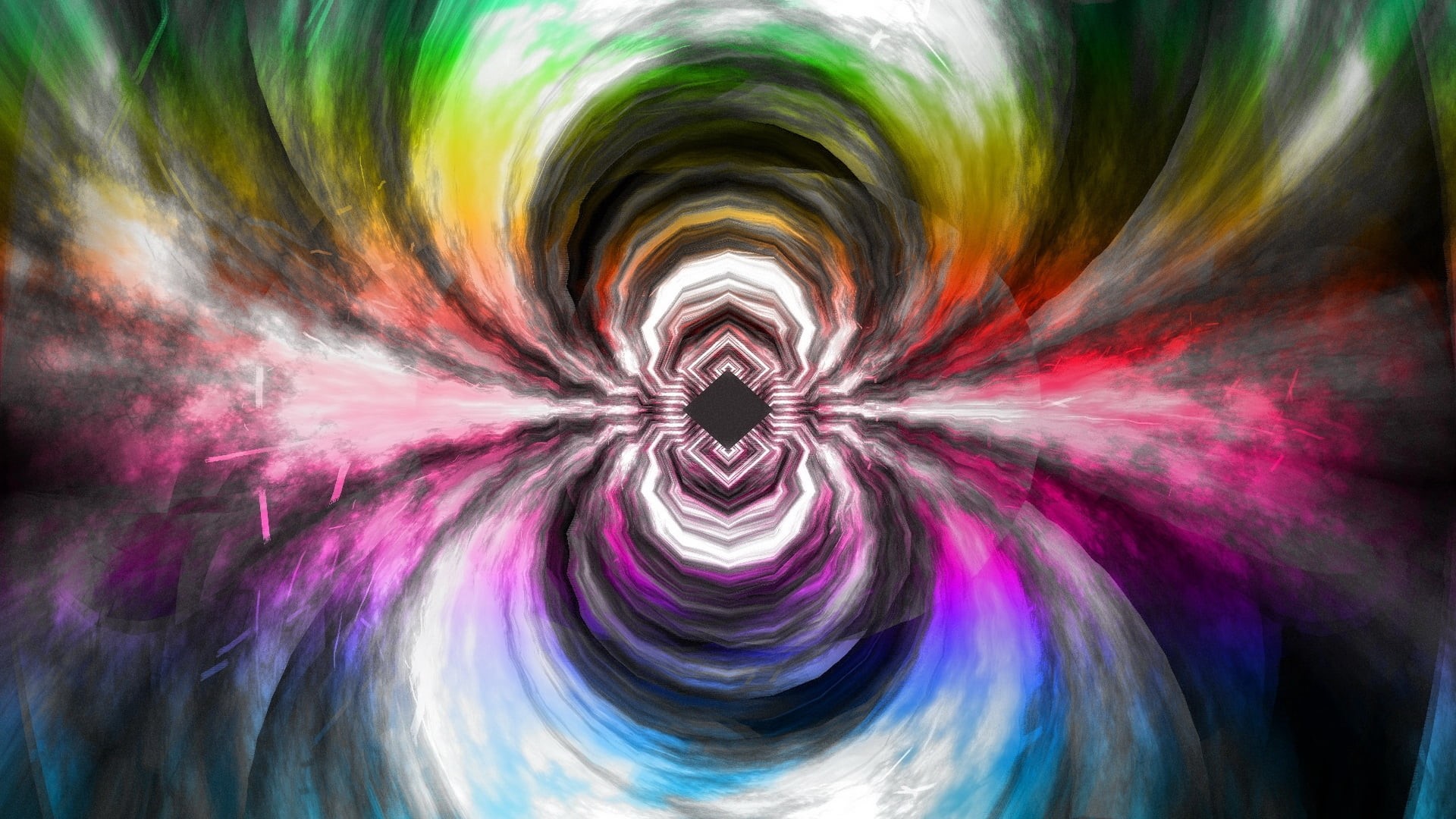 swirl, art, curve, space, computer Graphic, full frame, circle, shape, exploding, abstract, blue, indoors, fantasy, science, bright, backdrop, long exposure, HD Wallpaper