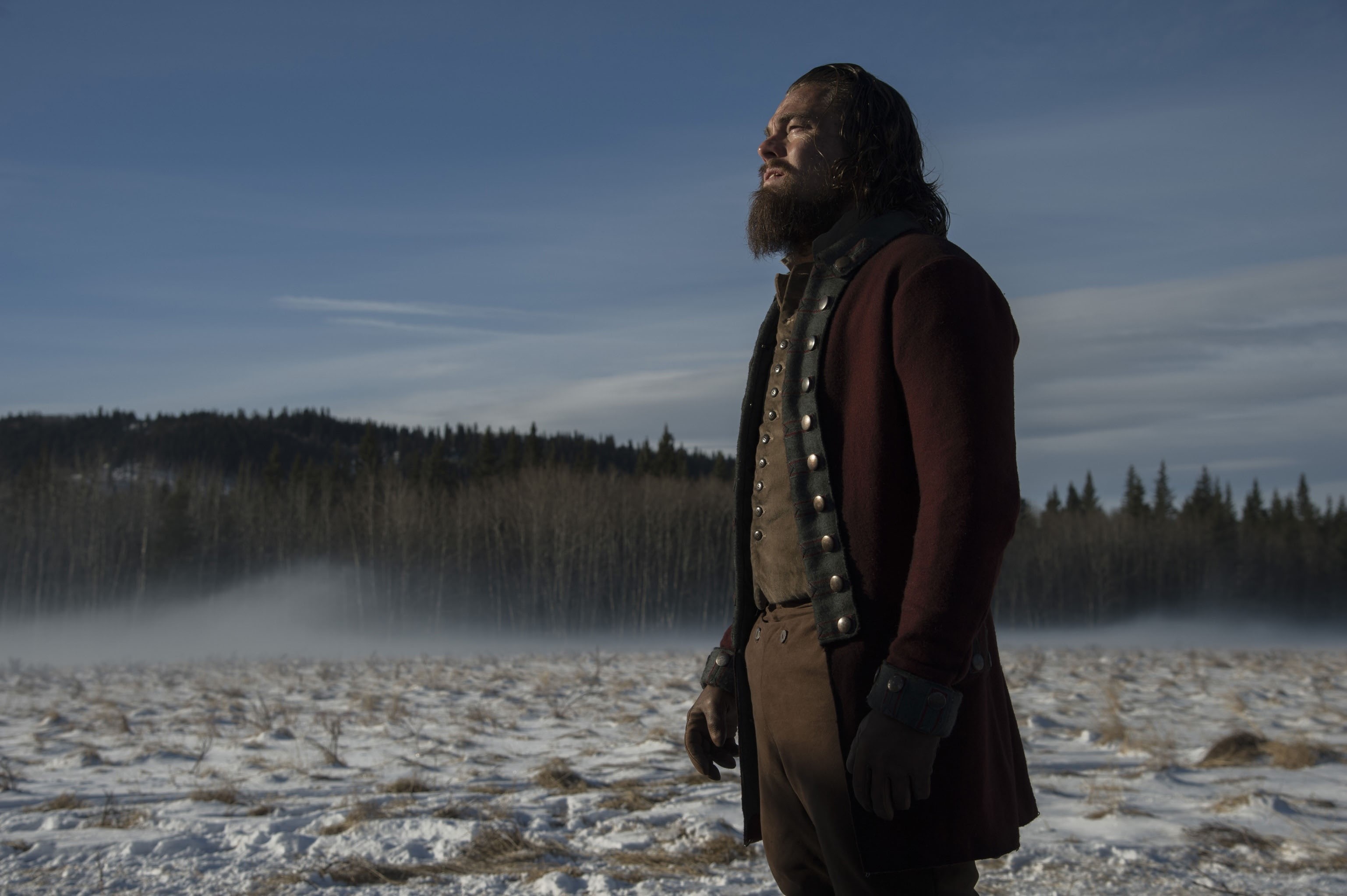 snow, Leonardo DiCaprio, the film, the revenant, survivors, 2K, actor, HD Wallpaper