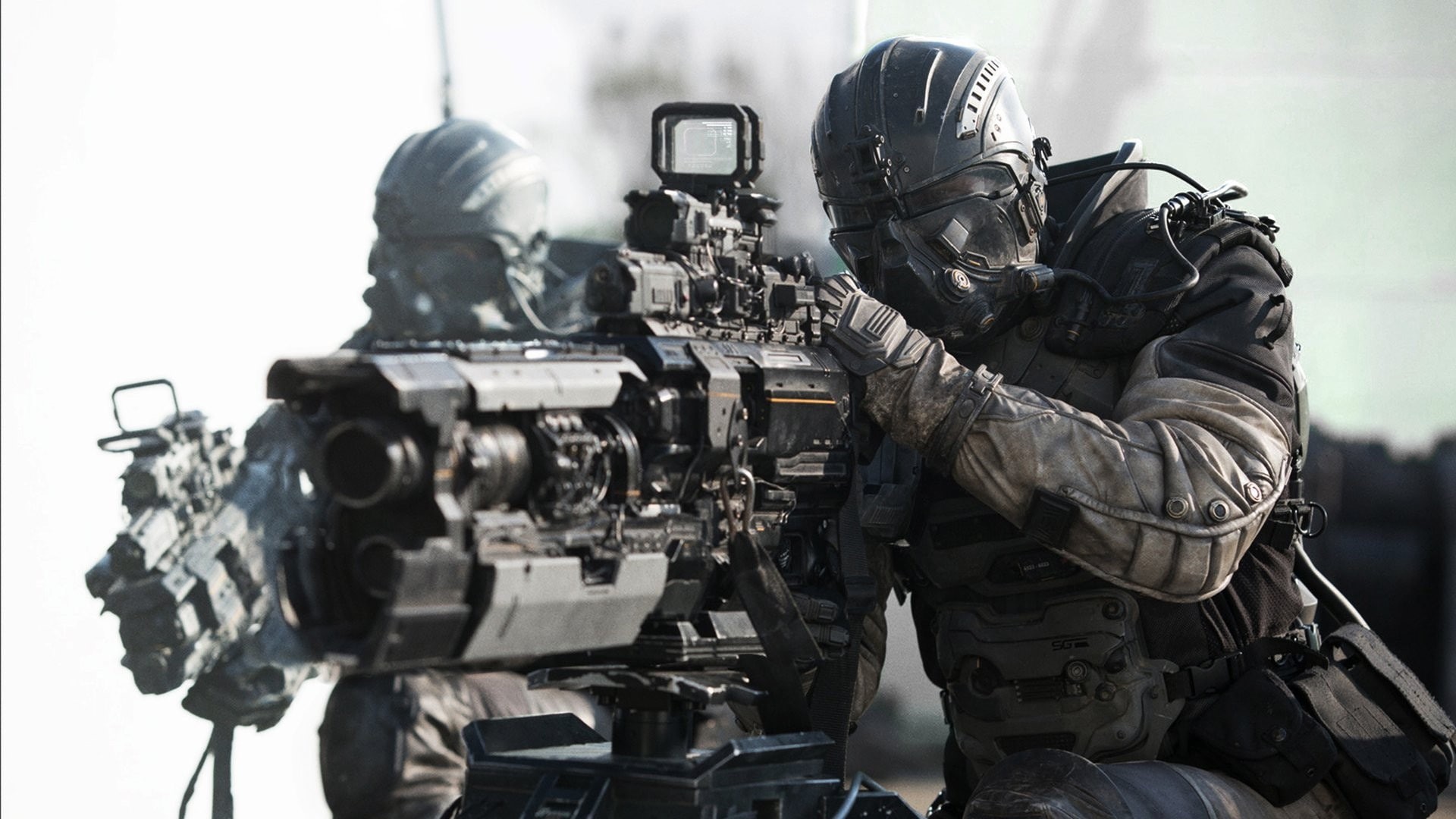 Spectral, survivor, armor, combat, uniform, weapon, film, gun, solfier, Netflix, movie, seifuku, battlefield, 1080P, HD Wallpaper