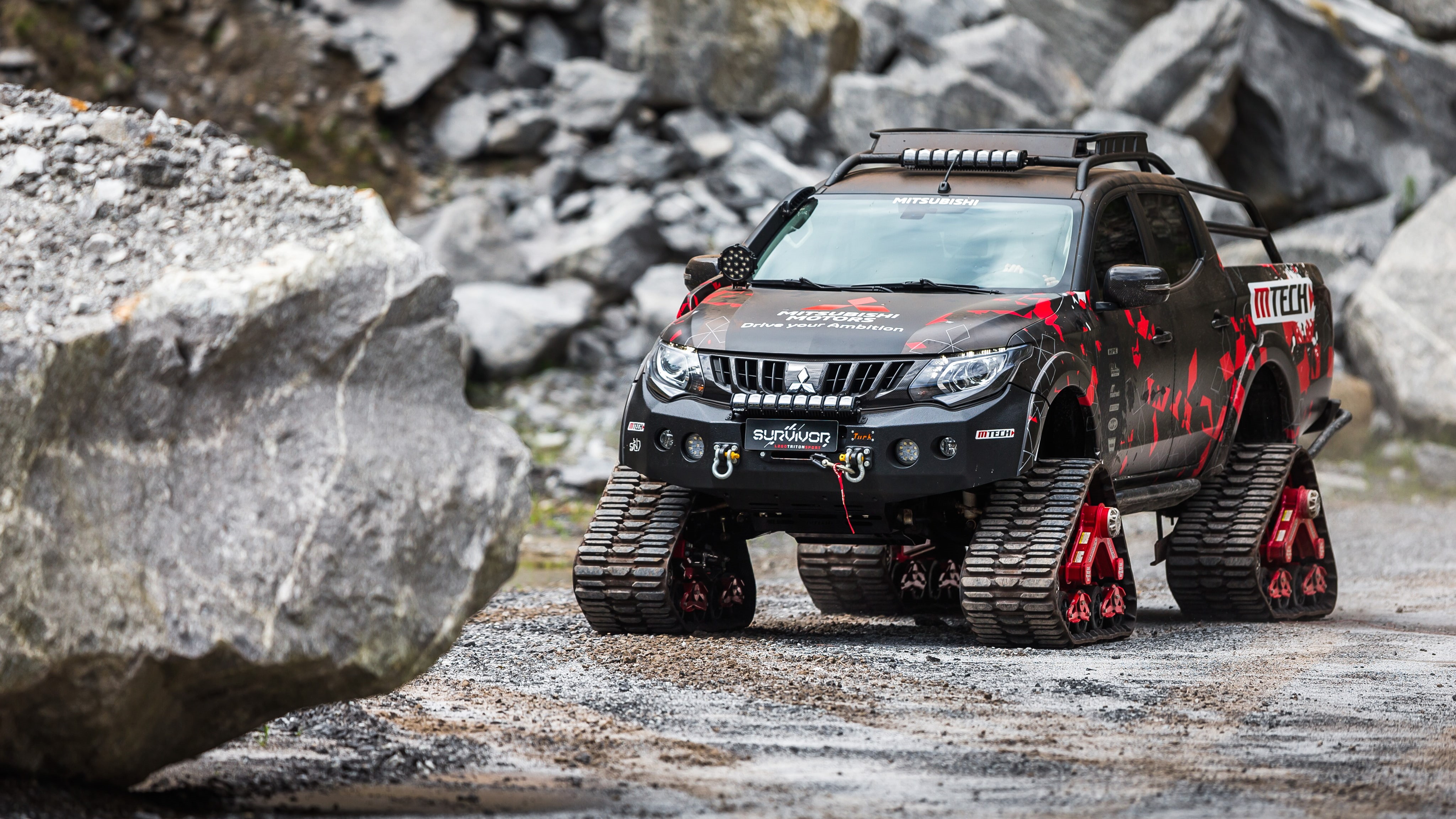 2018, Survivor, 4K, Triton, Mitsubishi, L200, HD Wallpaper