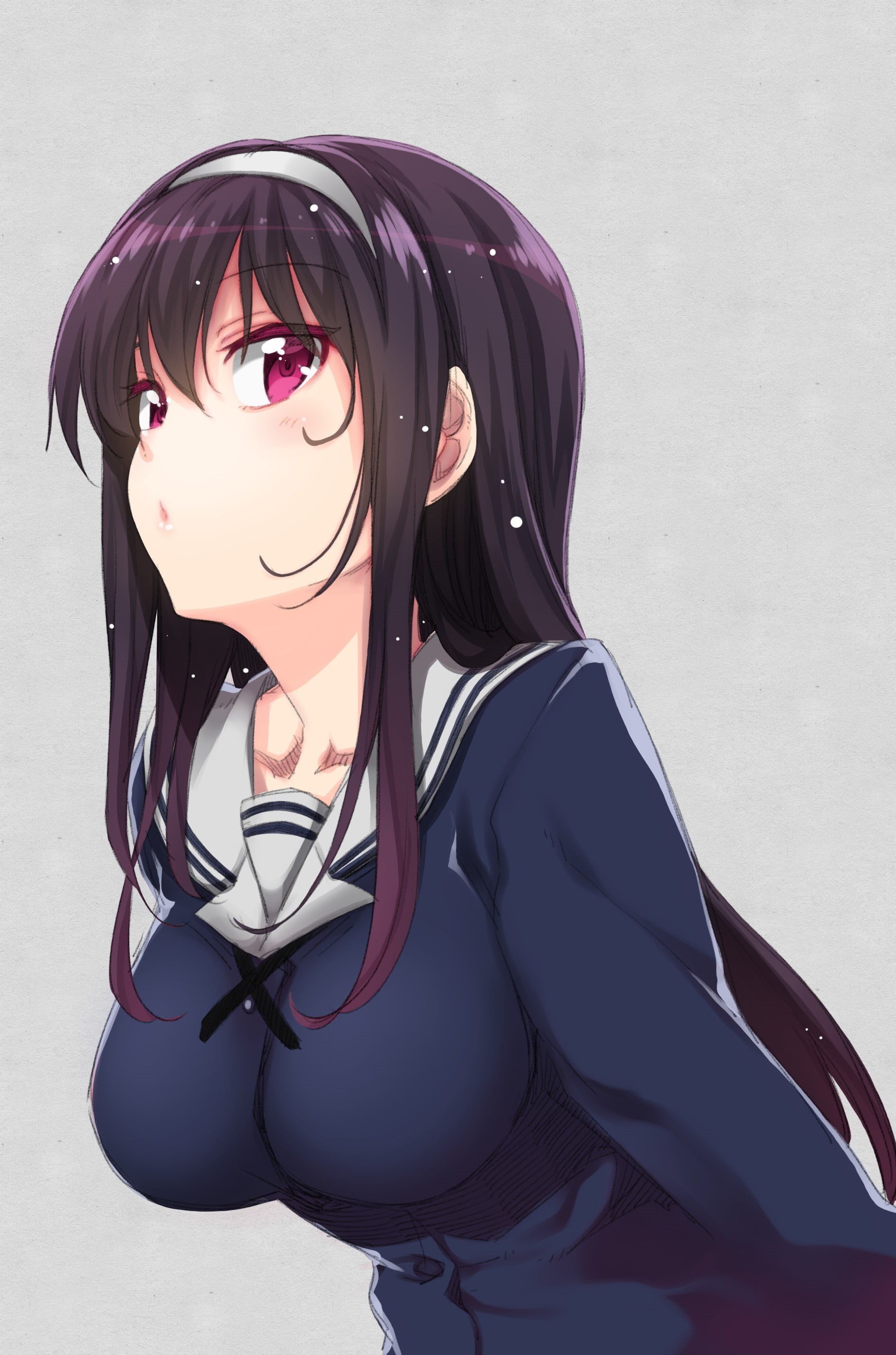 human face, beautiful people, fashion, women, young women, females, Kasumigaoka Utaha, 2K, smiling, clothing, anime girls, beautiful woman, portrait, lifestyles, Phone HD Wallpaper