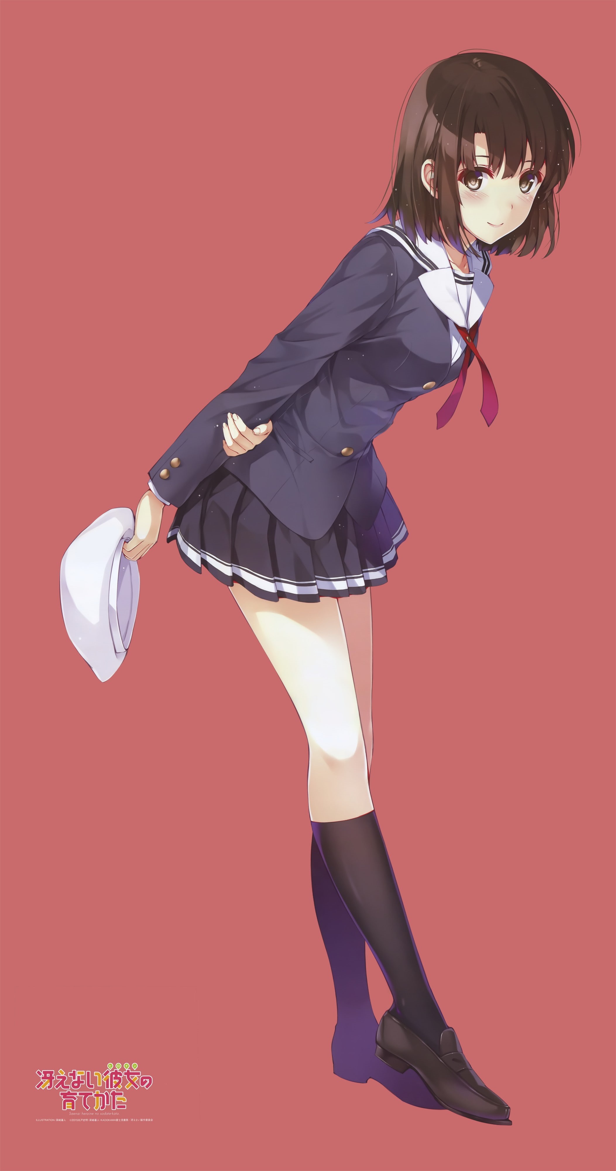 Megumi Katou, 4K, Saenai Heroine no Sodatekata, anime girls, Phone HD Wallpaper