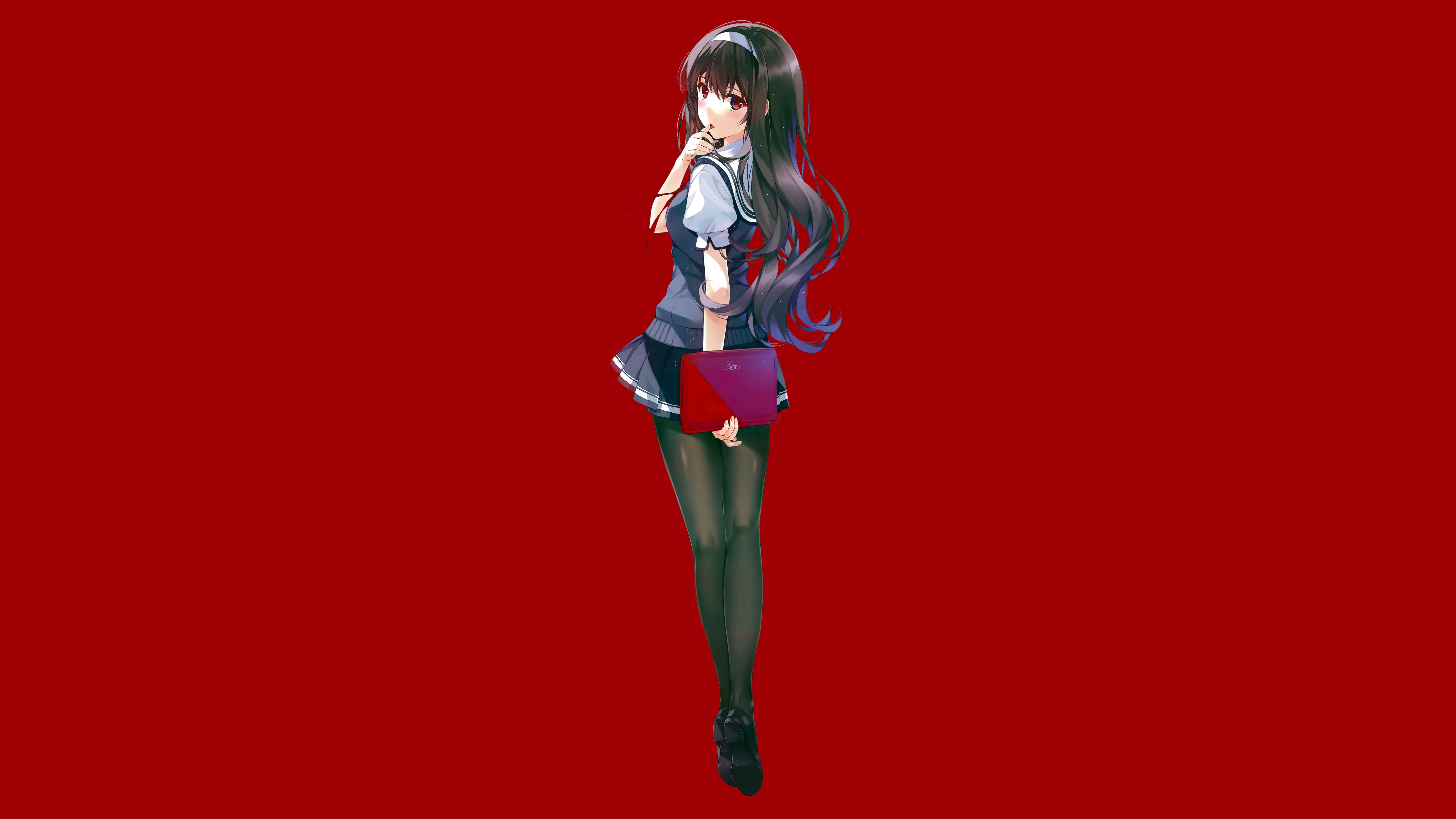 females, Kasumigaoka Utaha, fashion, standing, anime girls, technology, communication, full length, women, beautiful woman, young adult, adult, digital composite, HD Wallpaper