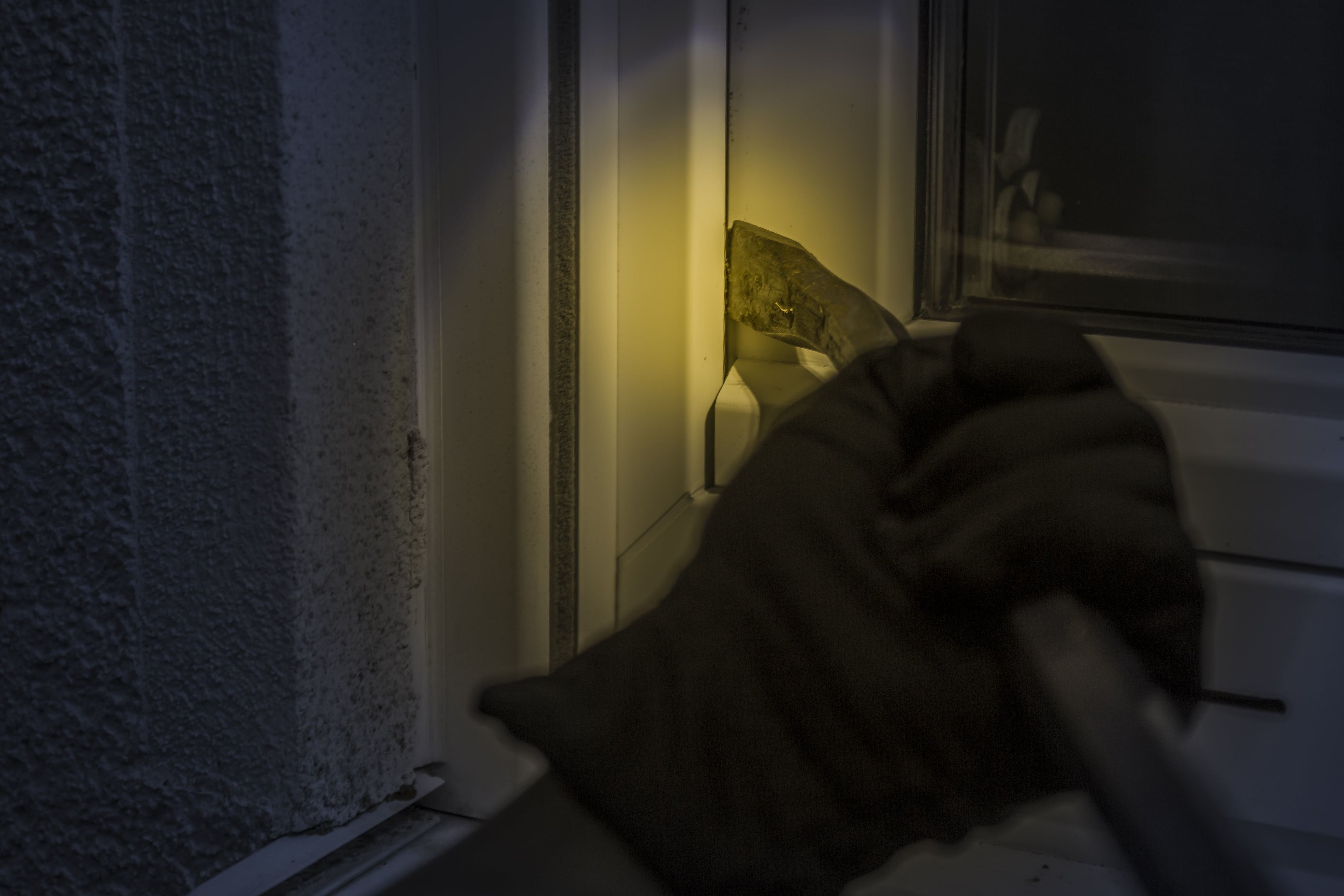 at night, dark, unrecognizable person, real people, person, one person, glove, close-up, window, holding, flashlight, leisure activity, frame, home interior, HD Wallpaper