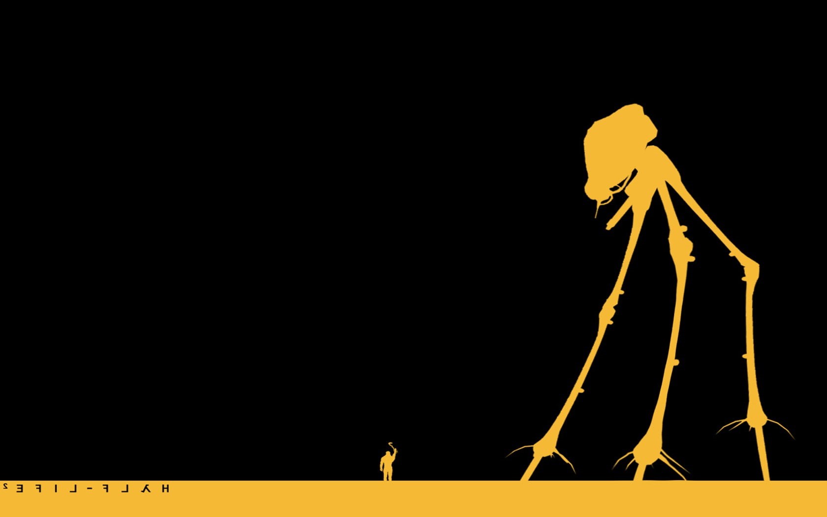 male likeness, night, nature, real people, sky, robot, outdoors, representation, black background, men, Gordon man, Half Life, copy space, sign, Simple, HD Wallpaper