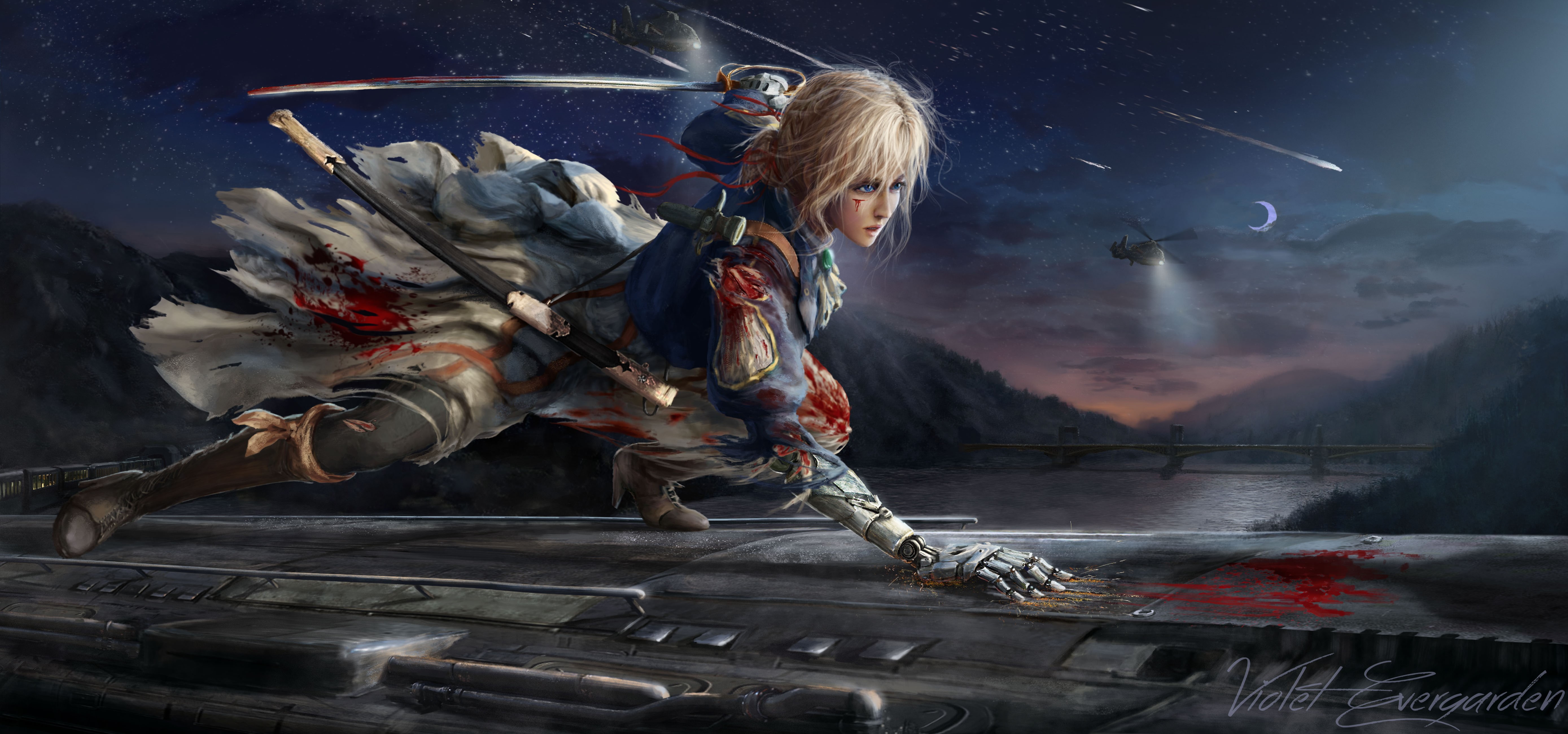 Violet Evergarden (anime), anime girls, Violet Evergarden, 5K, HD Wallpaper