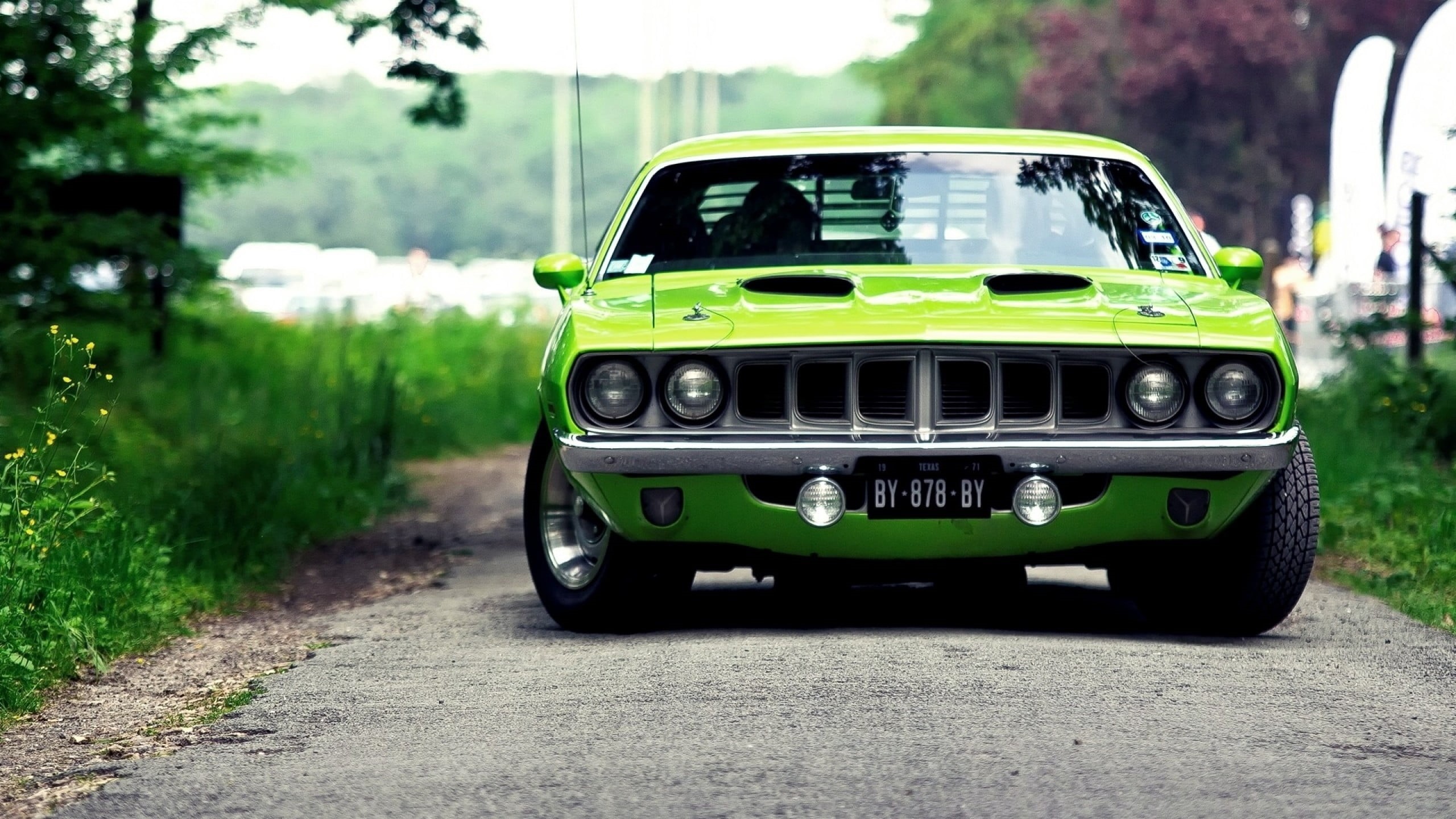 headlight, architecture, chrome, muscle cars, car, sedan, driving, sports Car, nostalgia, road, bumper, summer, land Vehicle, transportation, muscle, engine, HD Wallpaper