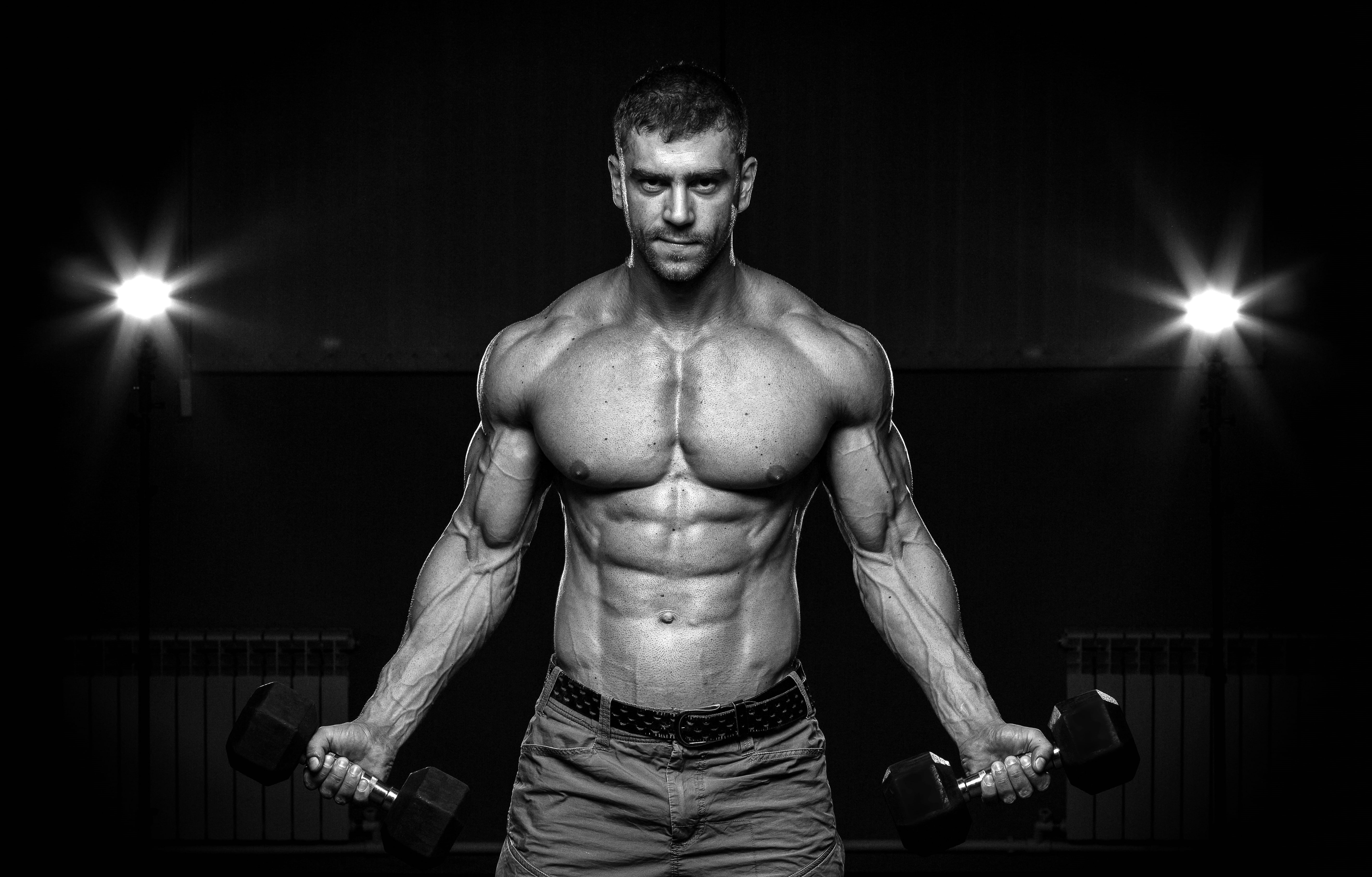fitness, muscles, 5K, abs, HD Wallpaper