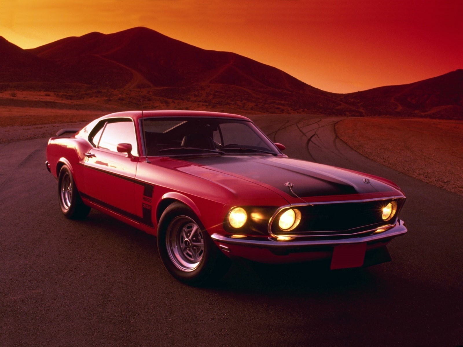boss, 302, ford, 720P, classic, 1969, mustang, muscle, HD Wallpaper