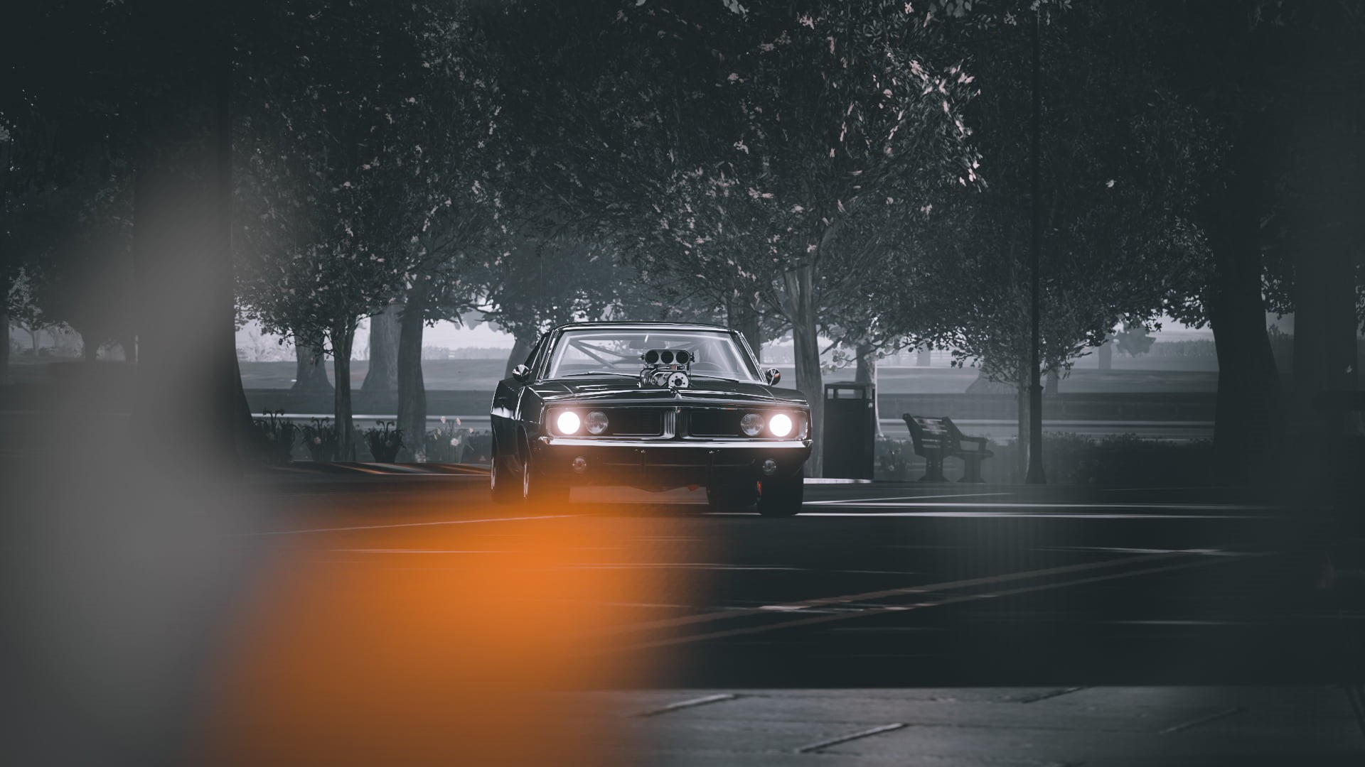 Forza Horizon 4, 1080P, Dodge, 1969 Dodge Charger R/T, video games, Charger RT, car, HD Wallpaper