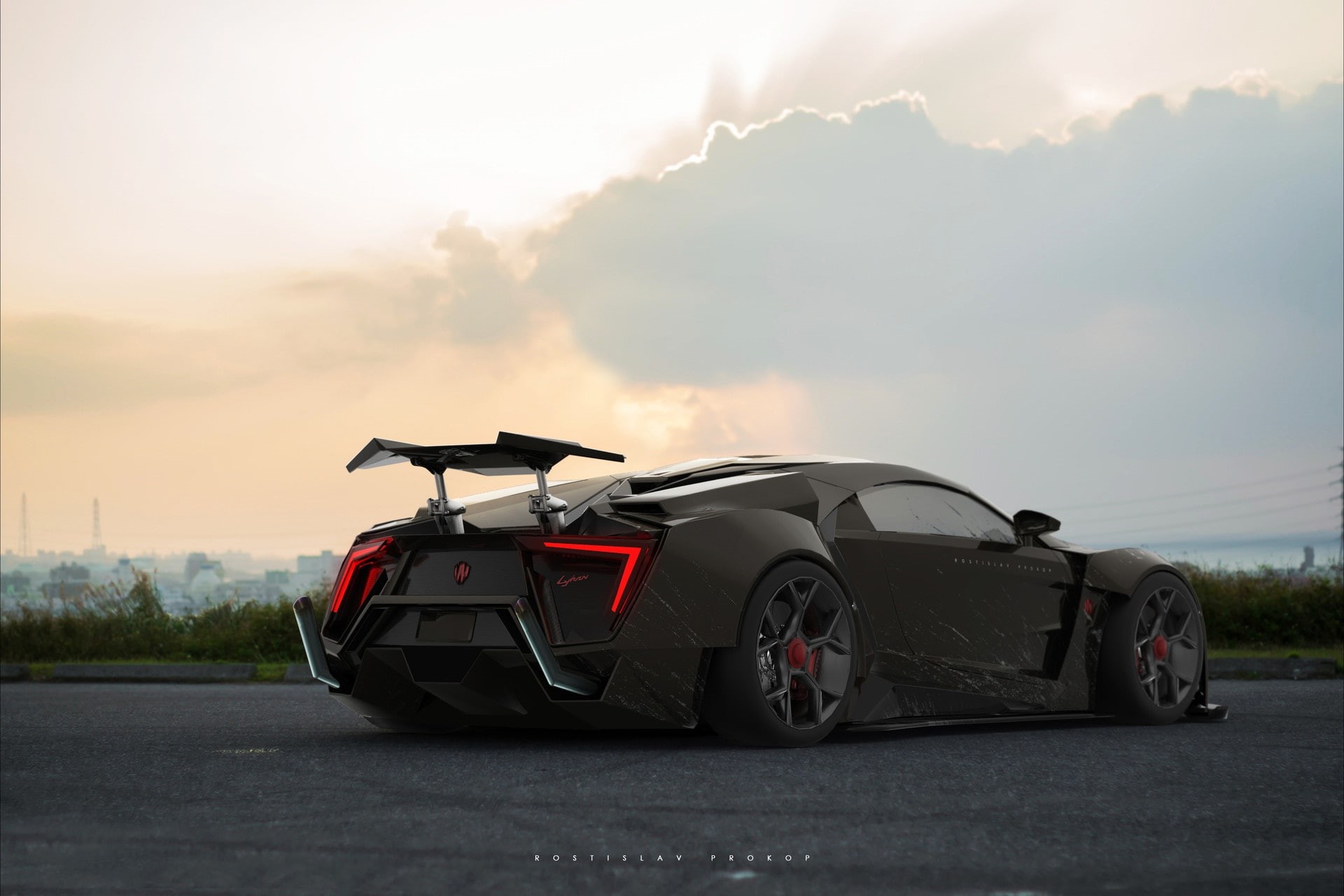 car, travel, cloud - sky, vehicle, nature, 1080P, land vehicle, sky, sports car, no people, road, Rostislav Prokop, wheel, outdoors, luxury, transportation, HD Wallpaper