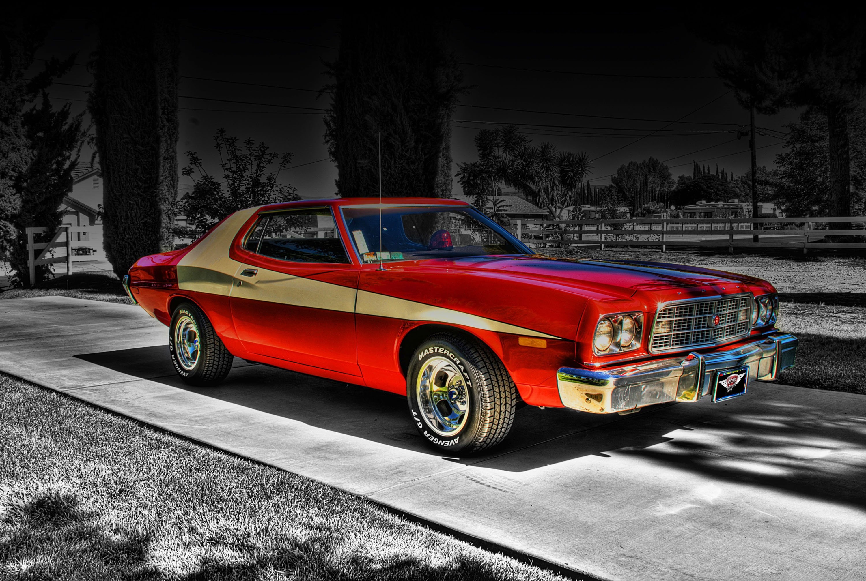 classic, ford, hot, rods, torino, 2K, muscle, starsky, hutch, rod, HD Wallpaper