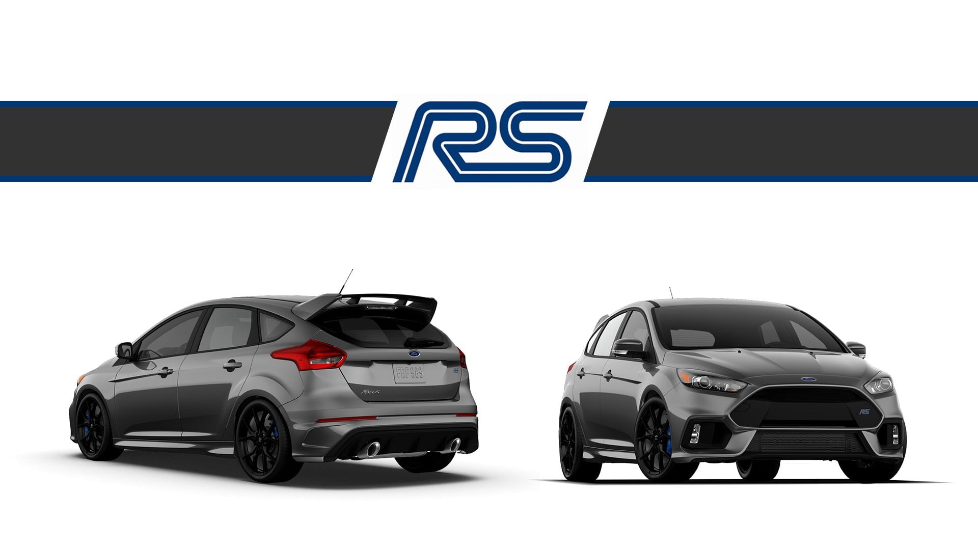 bed, communication, 1080P, land vehicle, day, no people, outdoors, Ford Focus RS, nature, street, mode of transportation, clear sky, stationary, black, HD Wallpaper