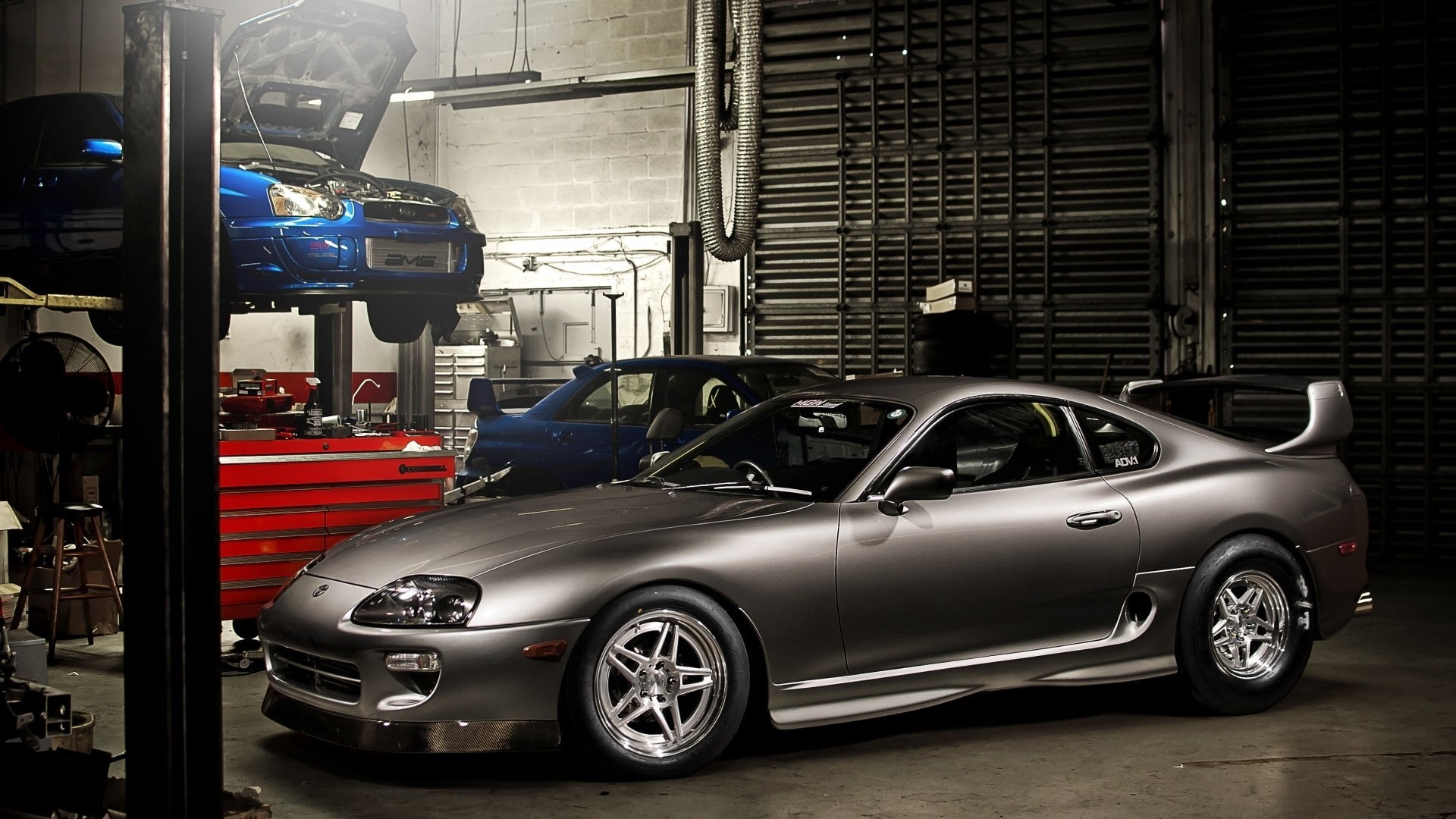 subaru, supra, cars, sti, wrx, hd, garage, 1080P, toyota, HD Wallpaper