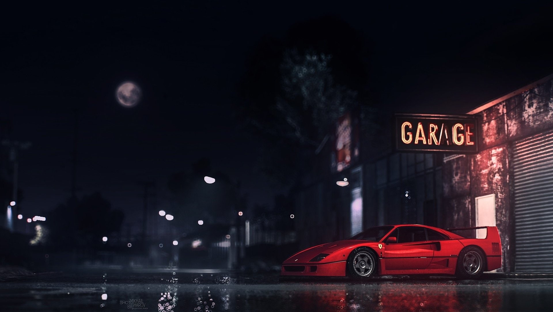 1080P, Ferrari, Ferrari F40, HD Wallpaper