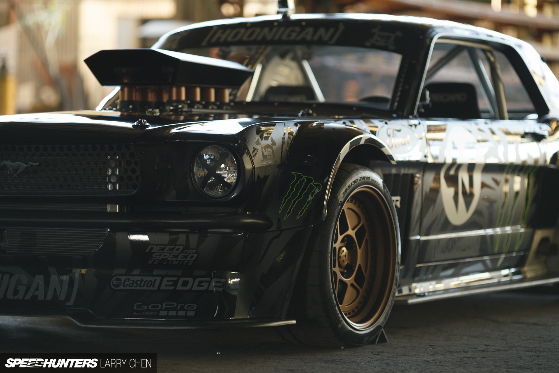 hoonicorn, hot, energy, hoonigan, rod, asd, 1080P, race, monster, racing, gymkhana-seven, muscle, ford, mustang, 1965, rods, drift, HD Wallpaper