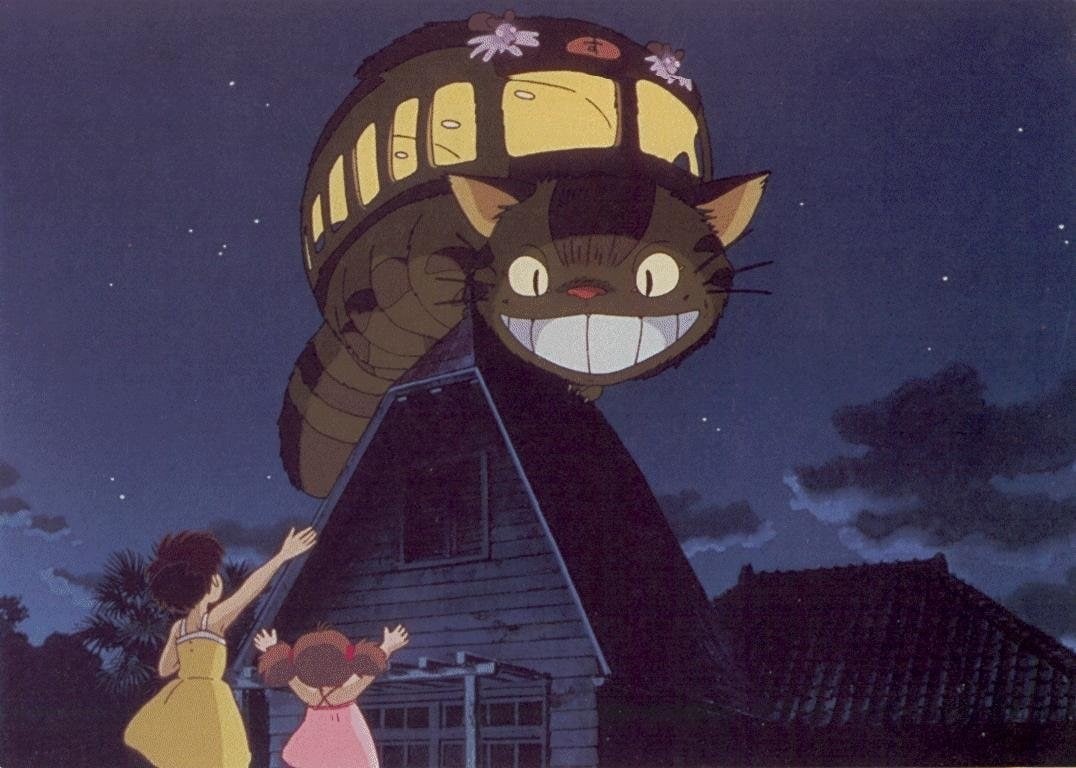 Satsuki Kusakabe, 480P, Movie, My Neighbor Totoro, Catbus (My Neighbor Totoro), Mei Kusakabe, HD Wallpaper