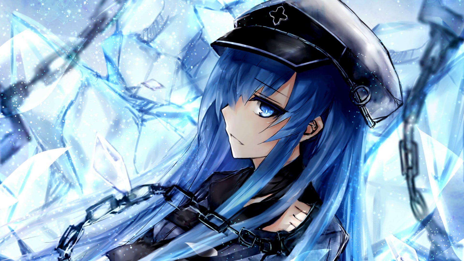manga, 1080P, Esdeath, Akame ga Kill!, HD Wallpaper
