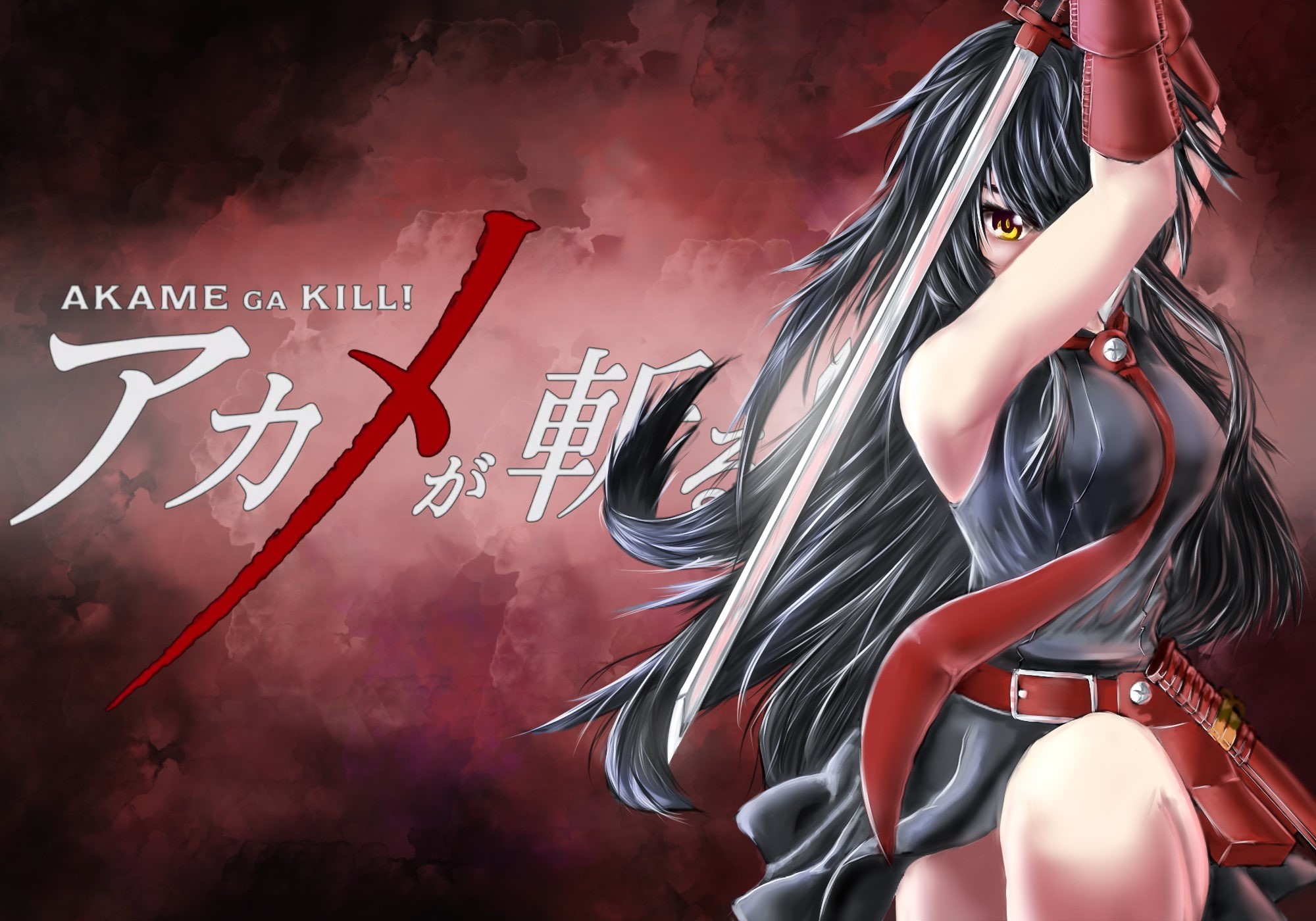 anime girls, girls, anime, akame, akame ga kill, kill, 1080P, ga, HD Wallpaper