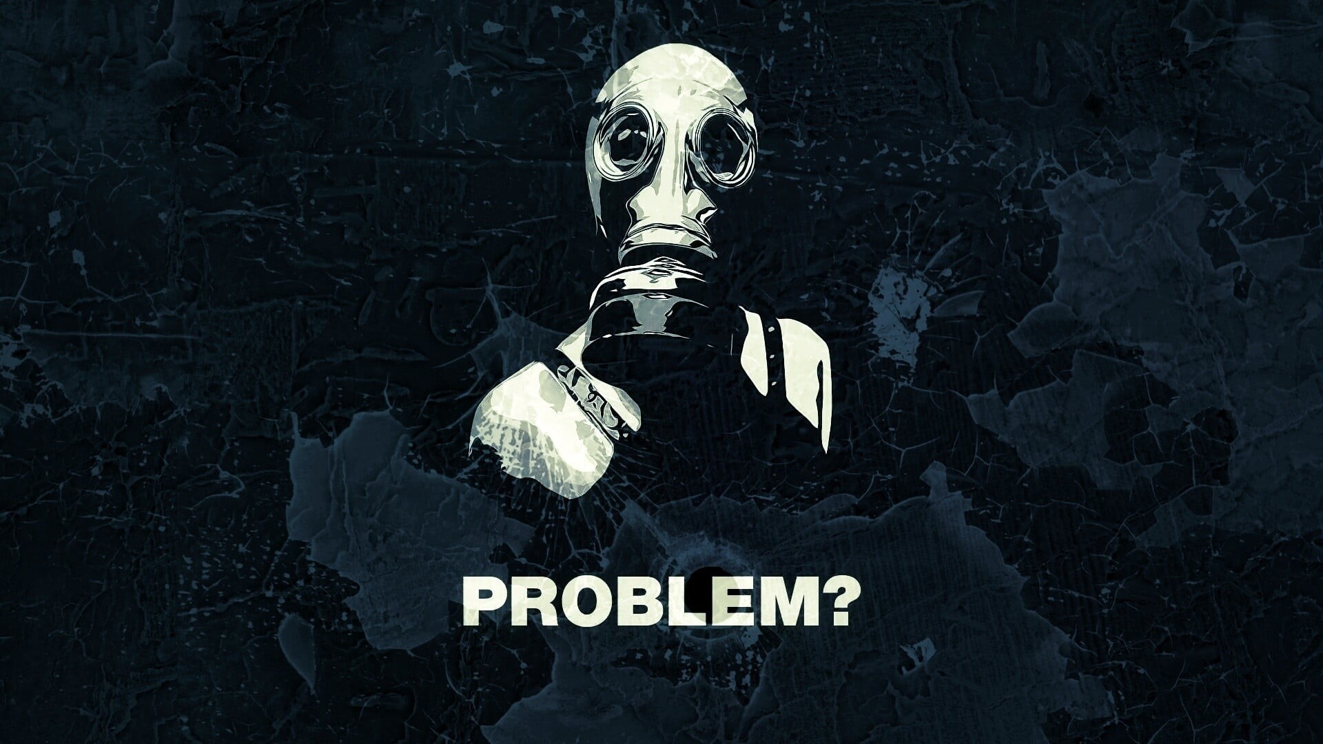 problem, spooky, warning sign, quote, bone, nature, human representation, art and craft, no people, gas masks, communication, overlay, outdoors, horror, HD Wallpaper